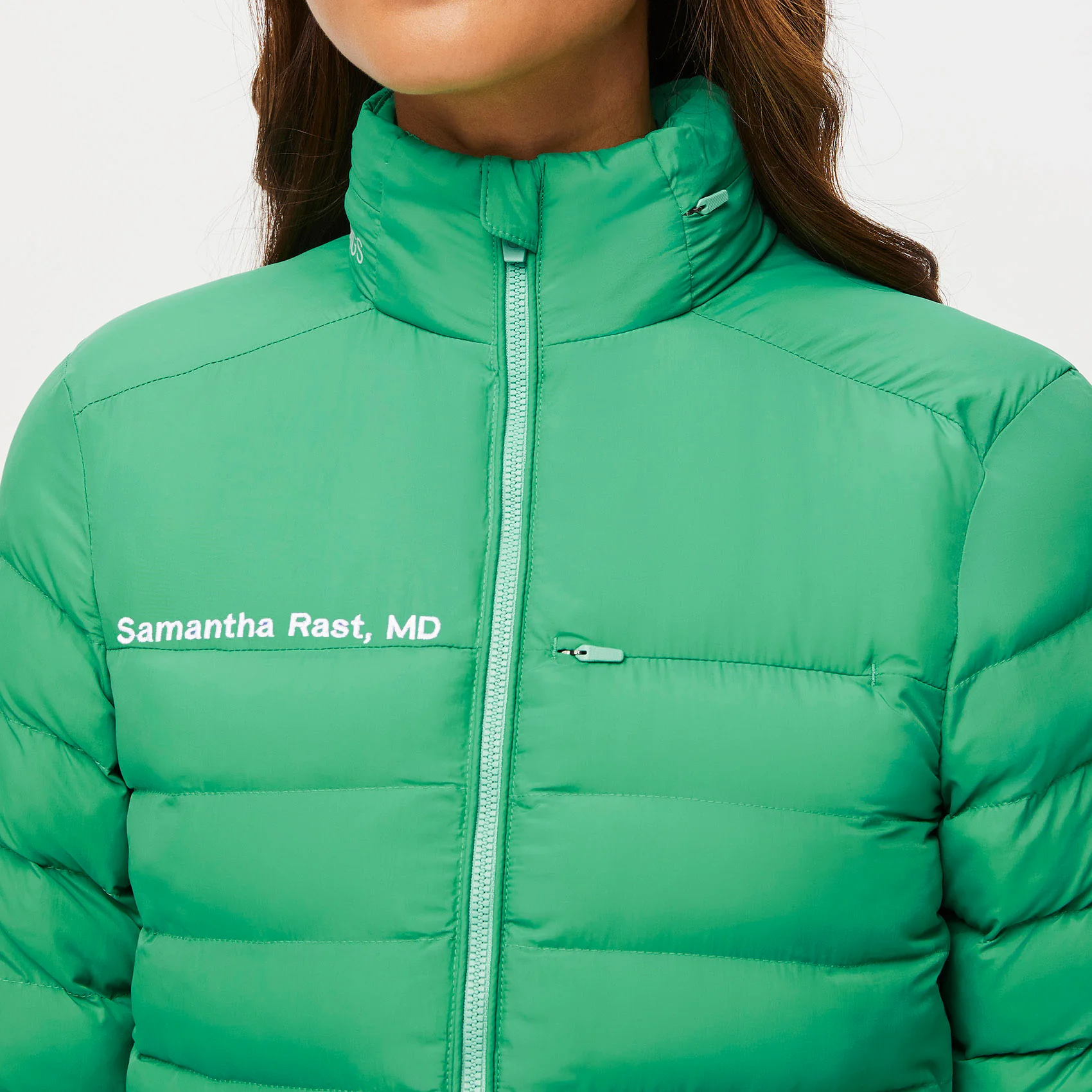 women's Surgical Green On-Shift™ Packable - Puffer Jacket - Image 5
