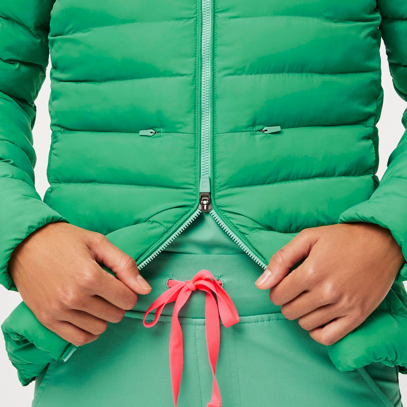women's Surgical Green On-Shift™ Packable - Puffer Jacket - Image 8