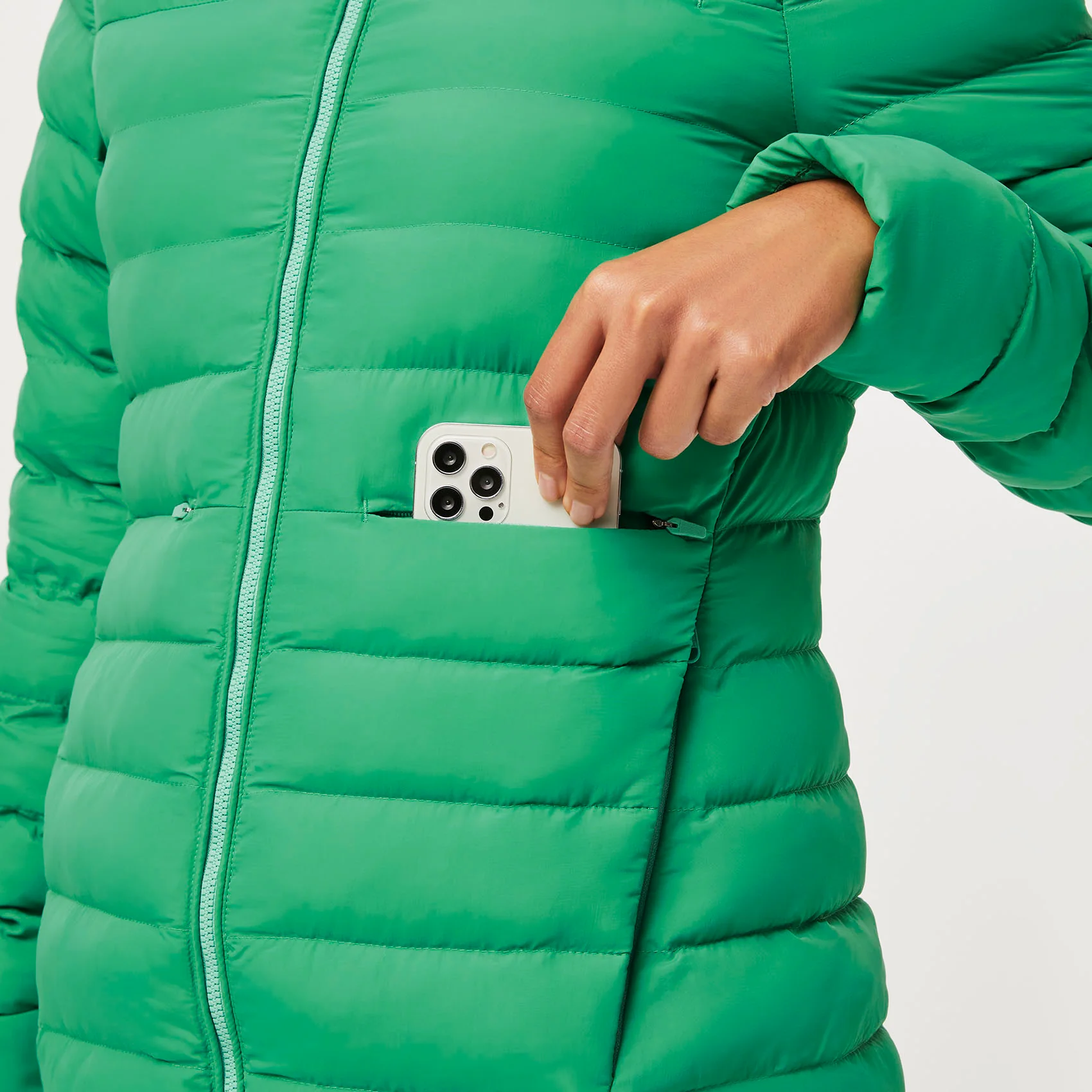 women's Surgical Green On-Shift™ Packable - Puffer Jacket - Image 9