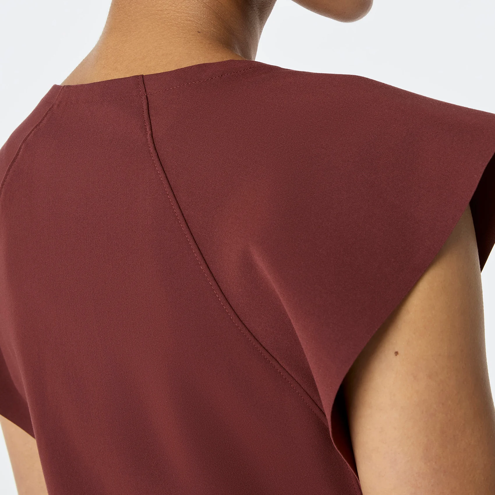 women's Walnut Orillia Slim Scoop Neck - Scrub Top - Image 5