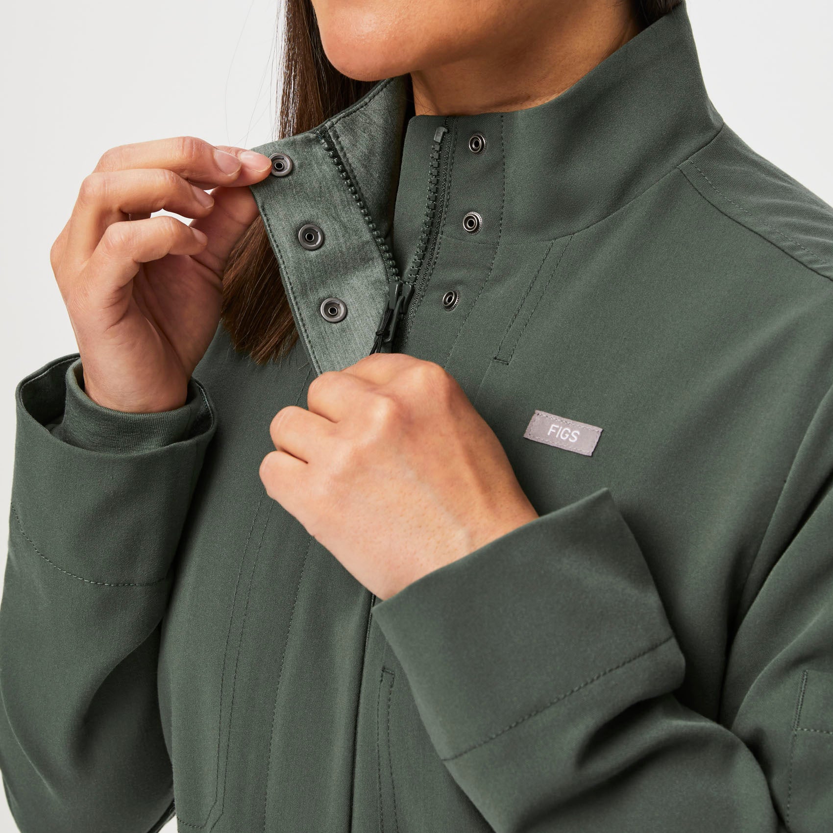 Women's Moss Page - Scrub Jacket - Image 6