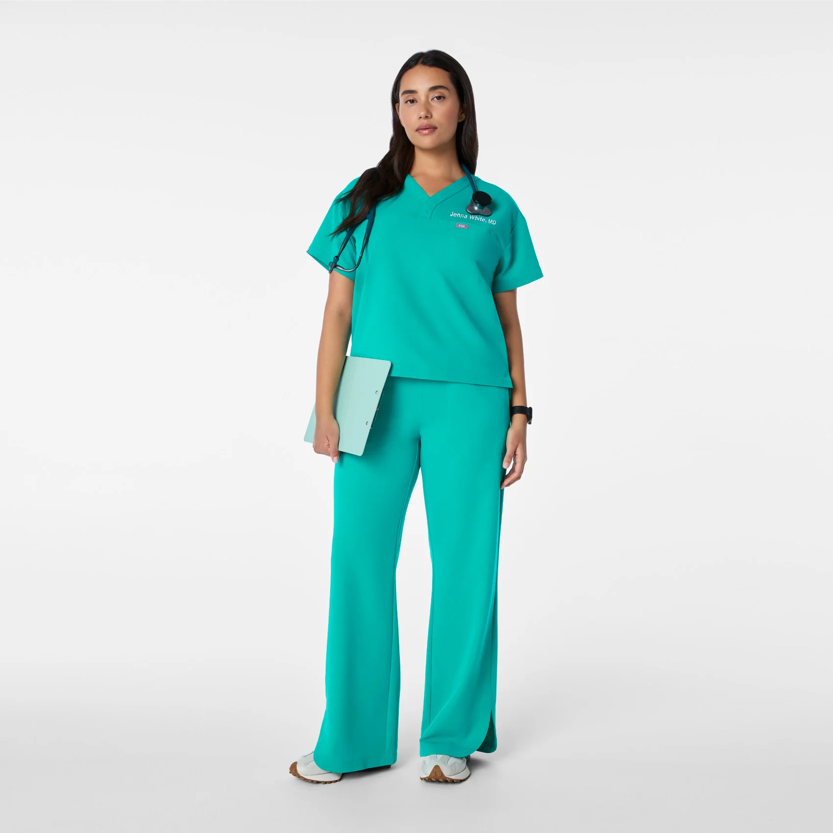 women's Lagoon Pagosa Relaxed V-Neck - Scrub Top - Image 5