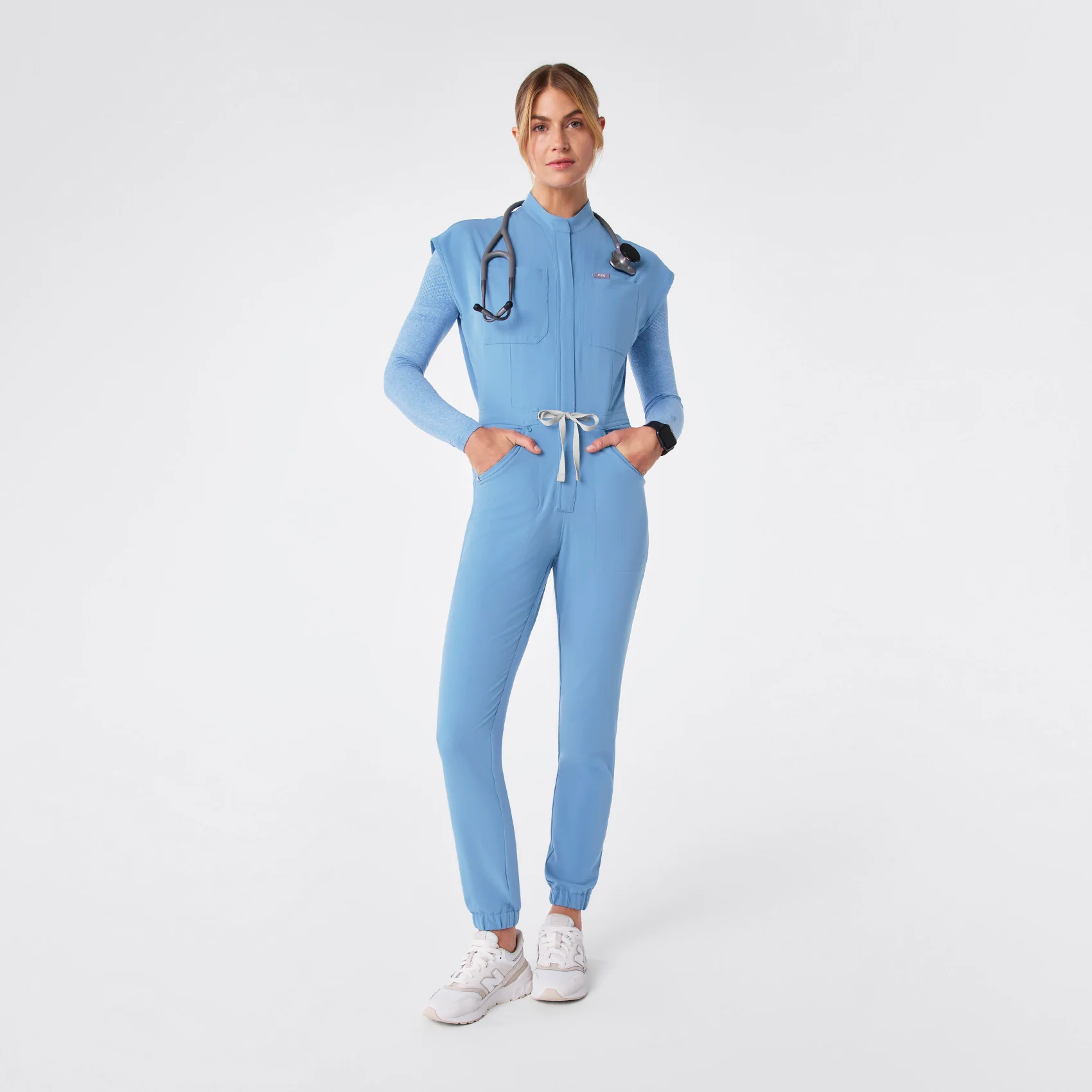 women's Ceil Blue Rafaela Cargo Jogger - ScrubJumpsuit™