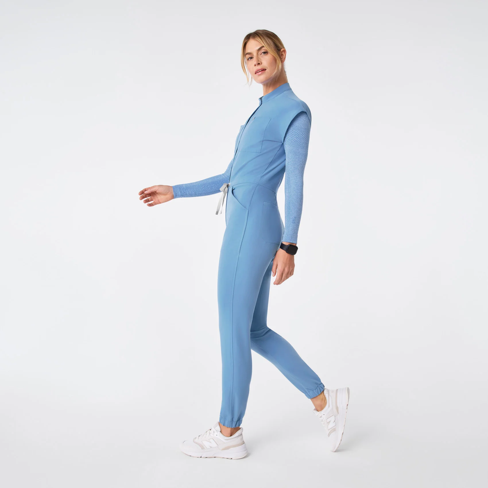 women's Ceil Blue Rafaela Cargo Jogger - ScrubJumpsuit™ - Image 3