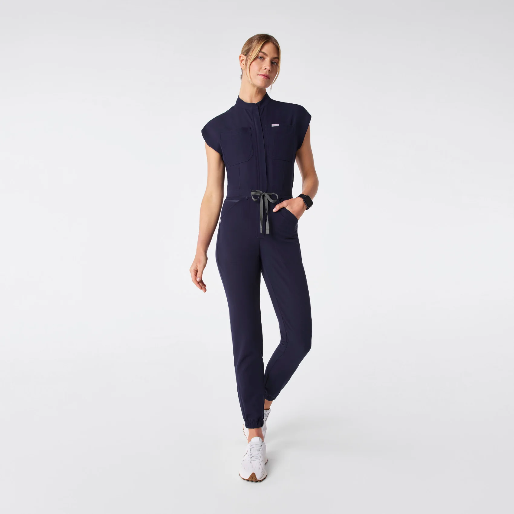 women's Navy Rafaela Cargo Jogger - ScrubJumpsuit™