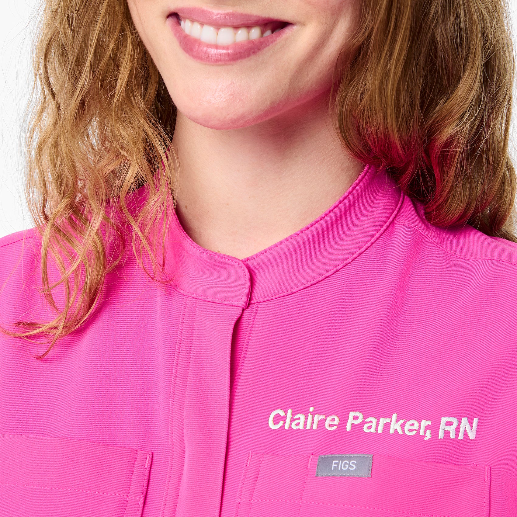 women's Rapid Response Pink Rafaela Cargo - Petite ScrubJumpsuit™ - Image 5