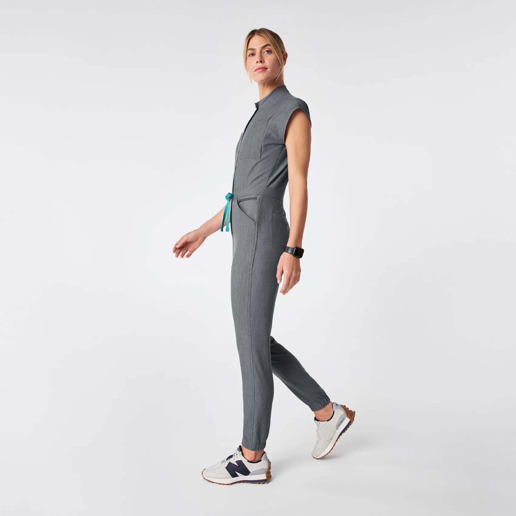 women's Graphite Rafaela Cargo Jogger - Petite ScrubJumpsuit™ - Image 3