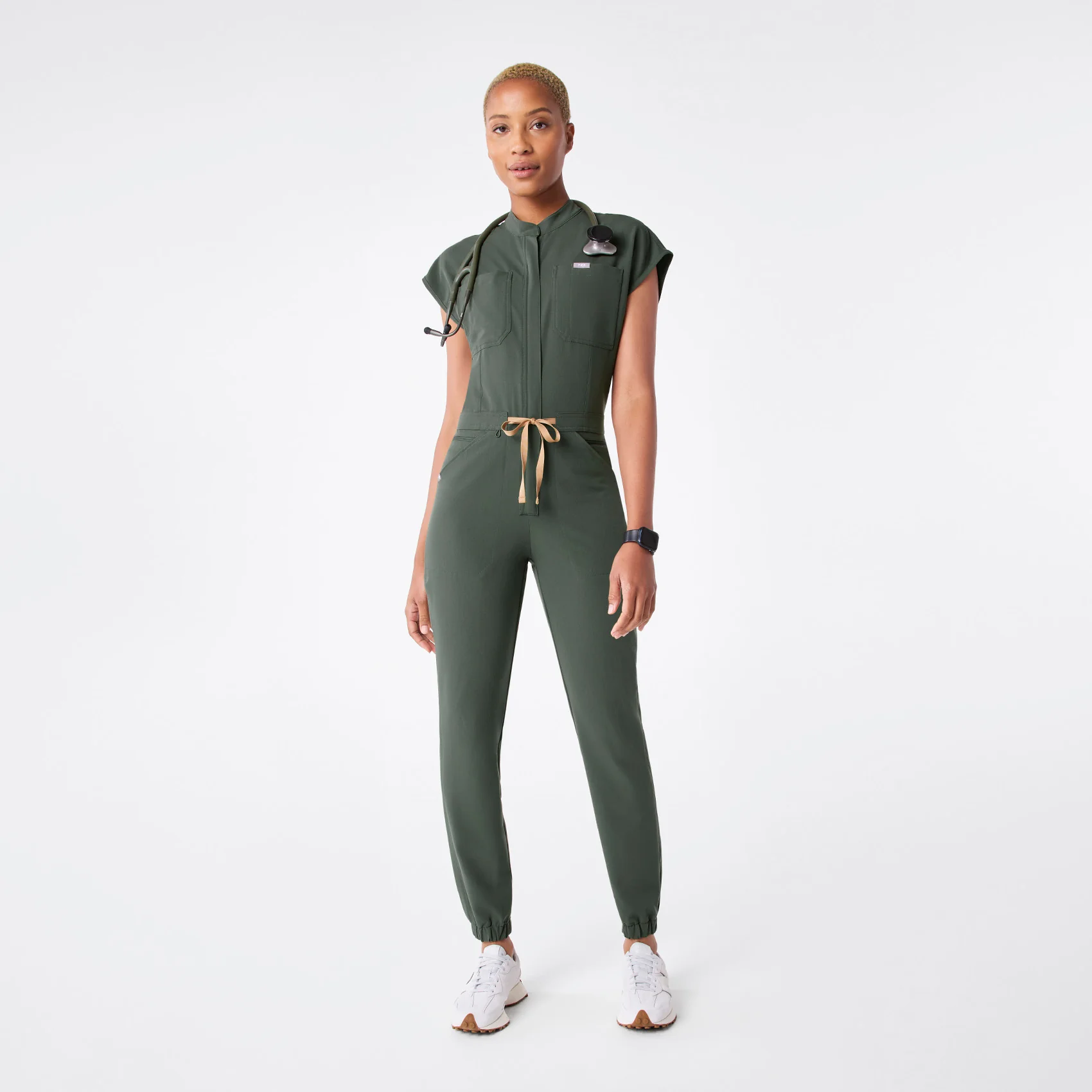 women's Moss Rafaela Cargo Jogger - Petite ScrubJumpsuit™