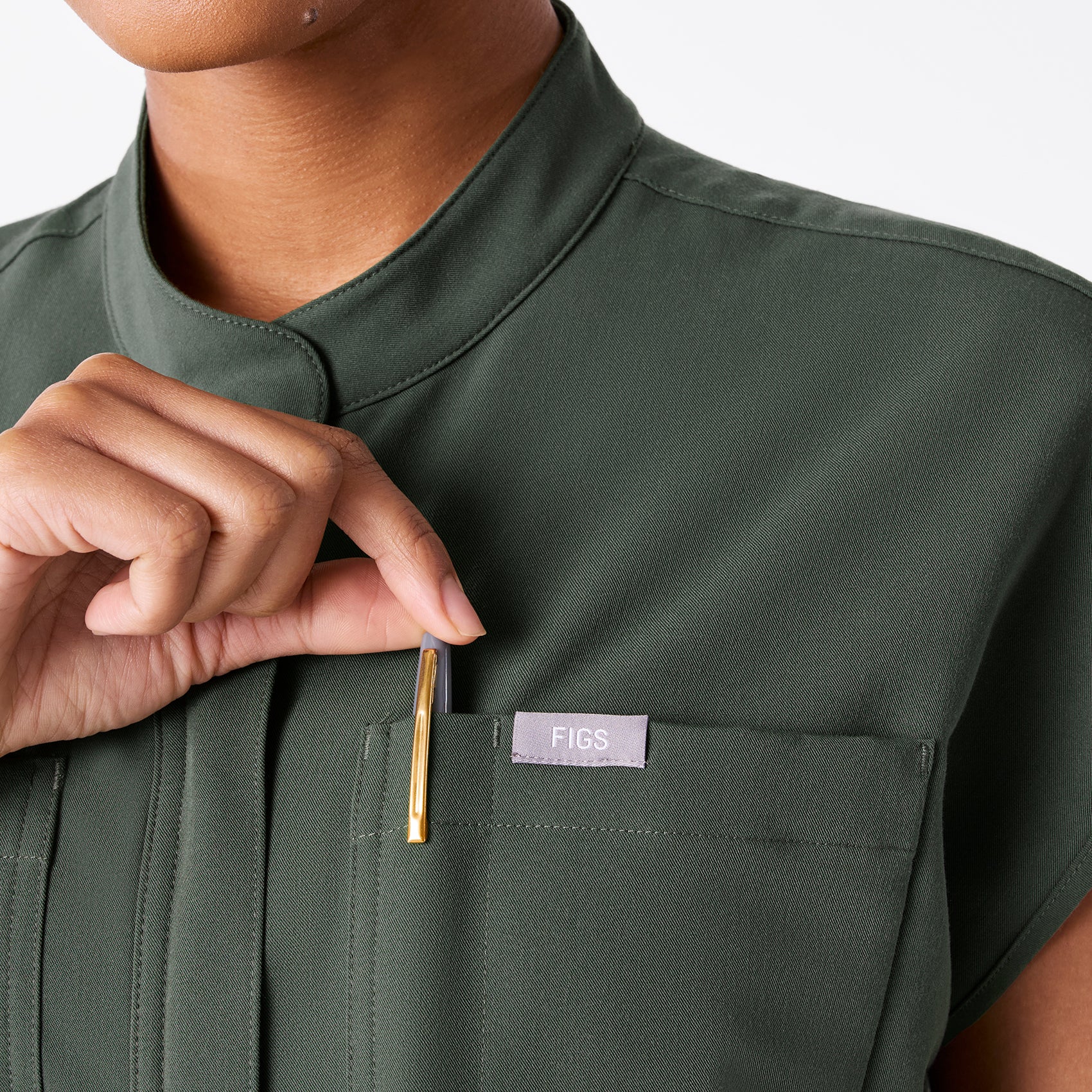 women's Moss Rafaela Cargo Jogger - Petite ScrubJumpsuit™ - Image 5