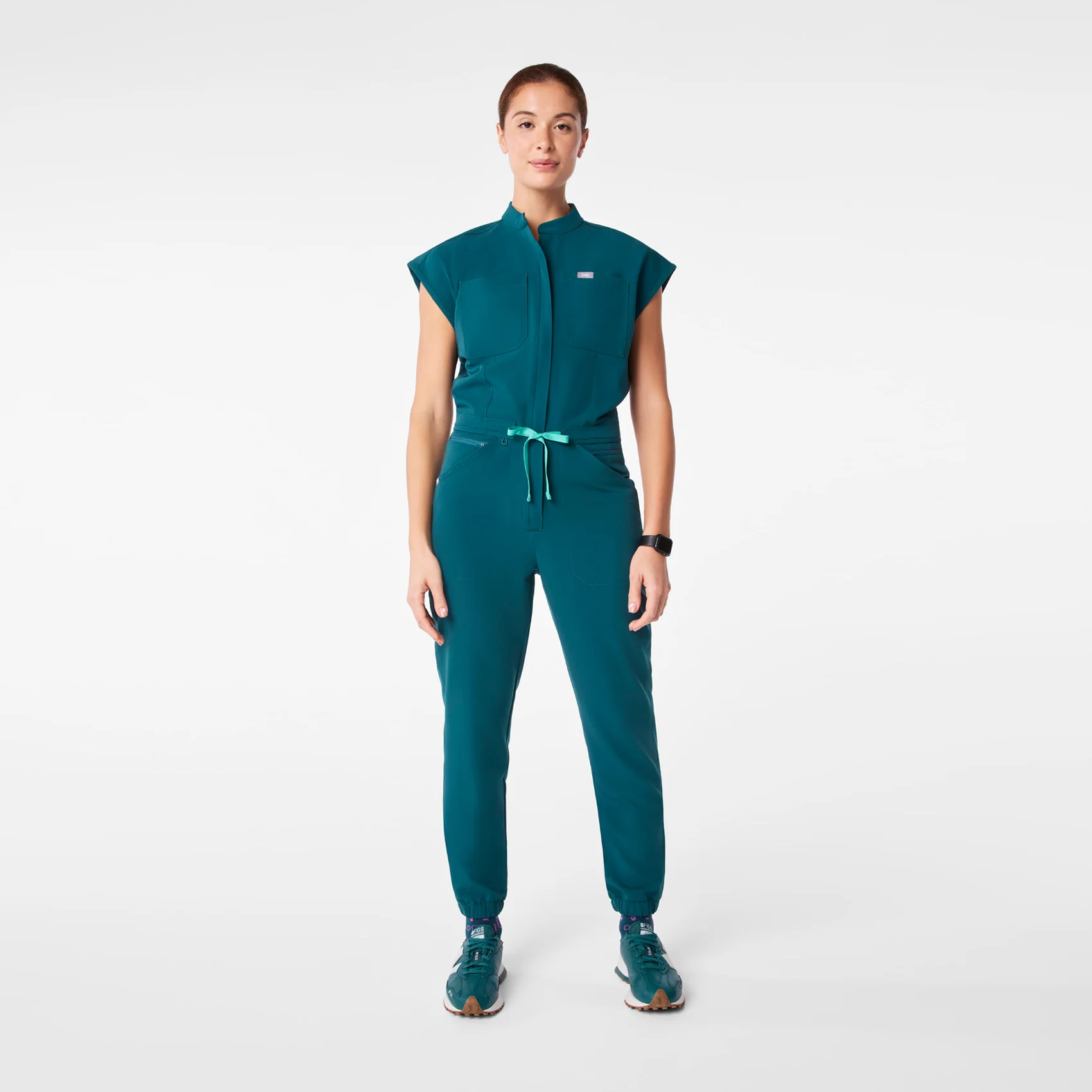 women's Caribbean Blue Rafaela Cargo - Tall ScrubJumpsuit™