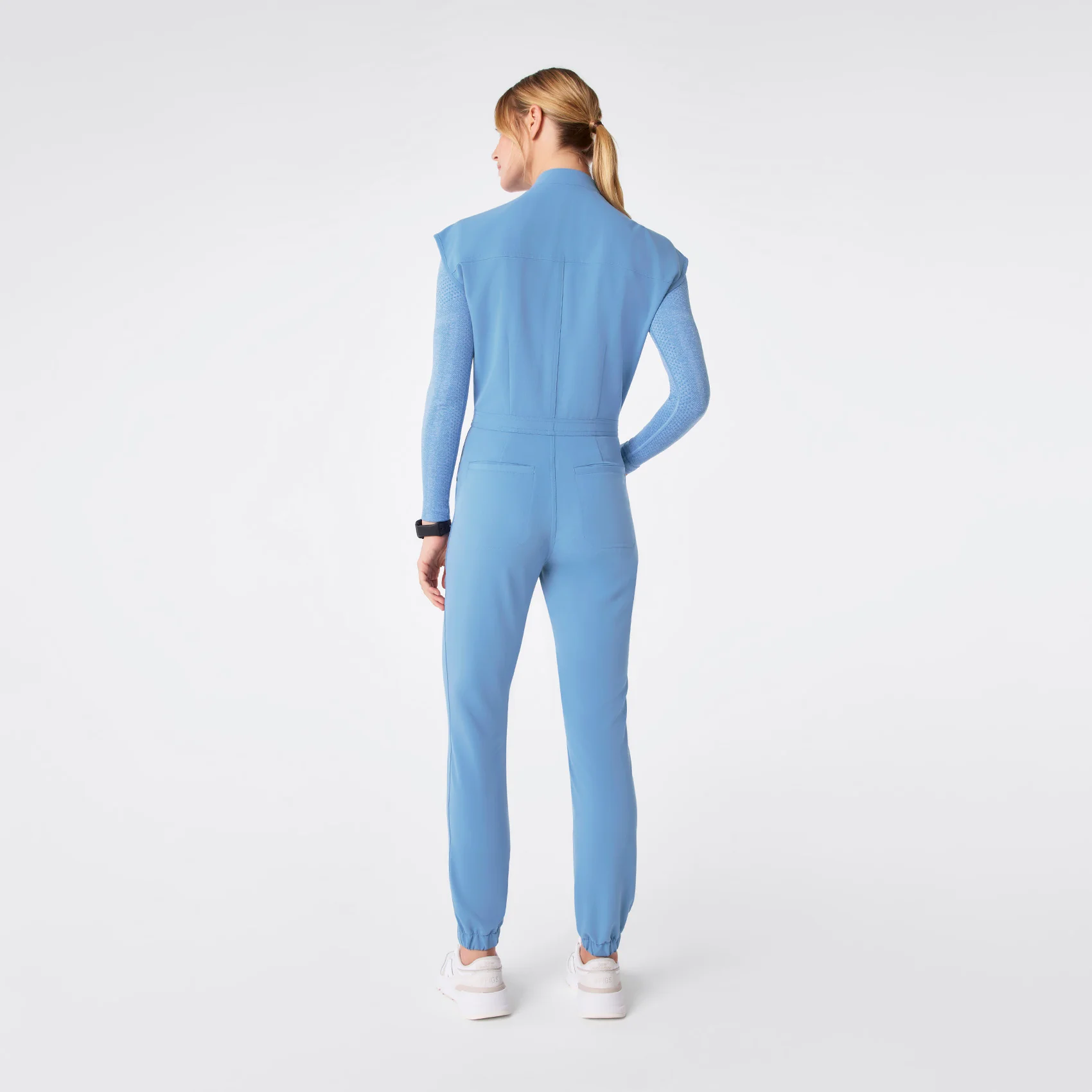 women's Ceil Blue Rafaela Cargo Jogger - Tall ScrubJumpsuit™ - Image 2