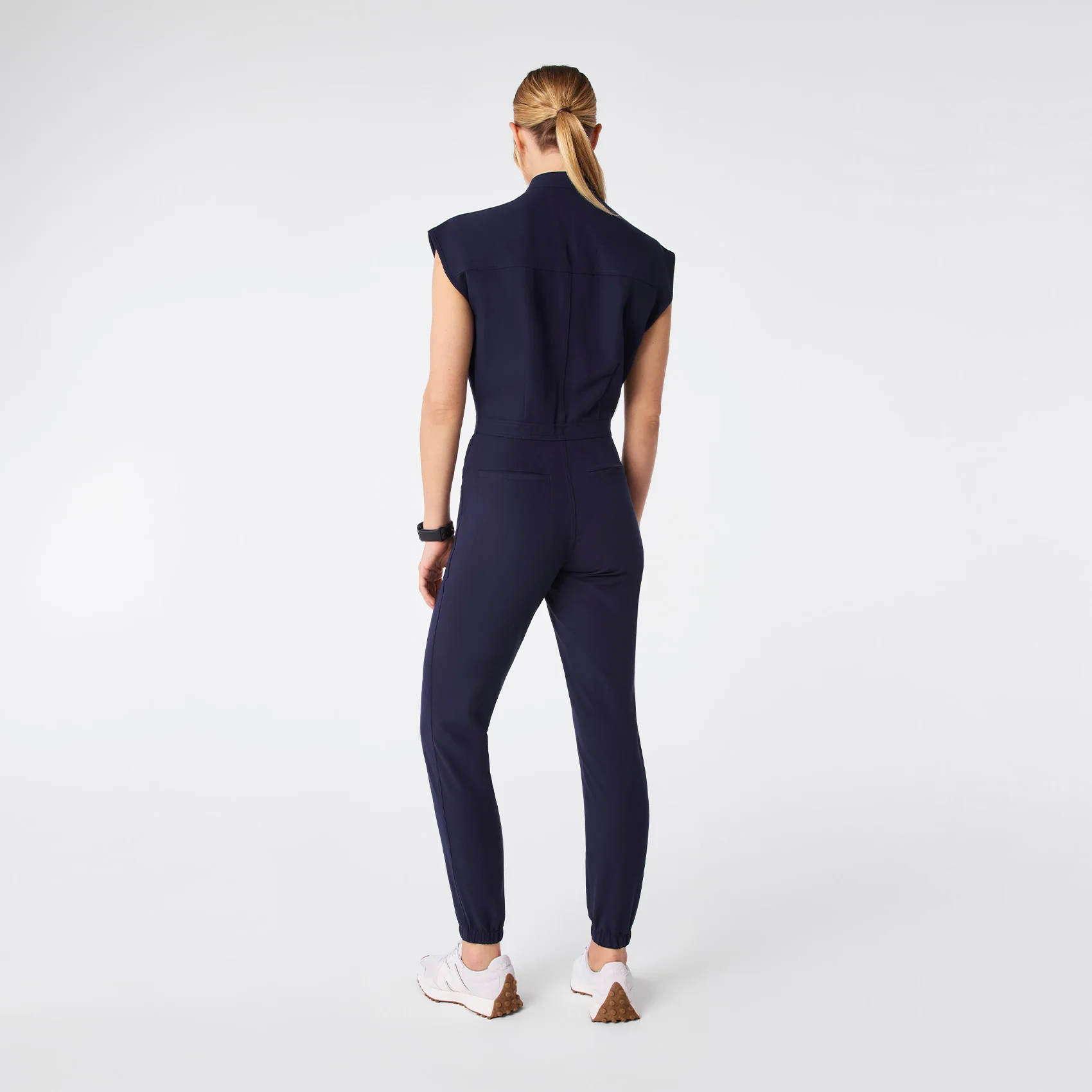 women's Navy Rafaela Cargo Jogger - Tall ScrubJumpsuit™ - Image 2