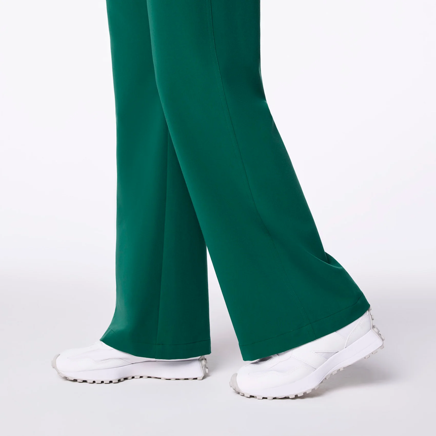 women's Hunter Green Rafaela Wide Leg - Petite ScrubJumpsuit™ - Image 9
