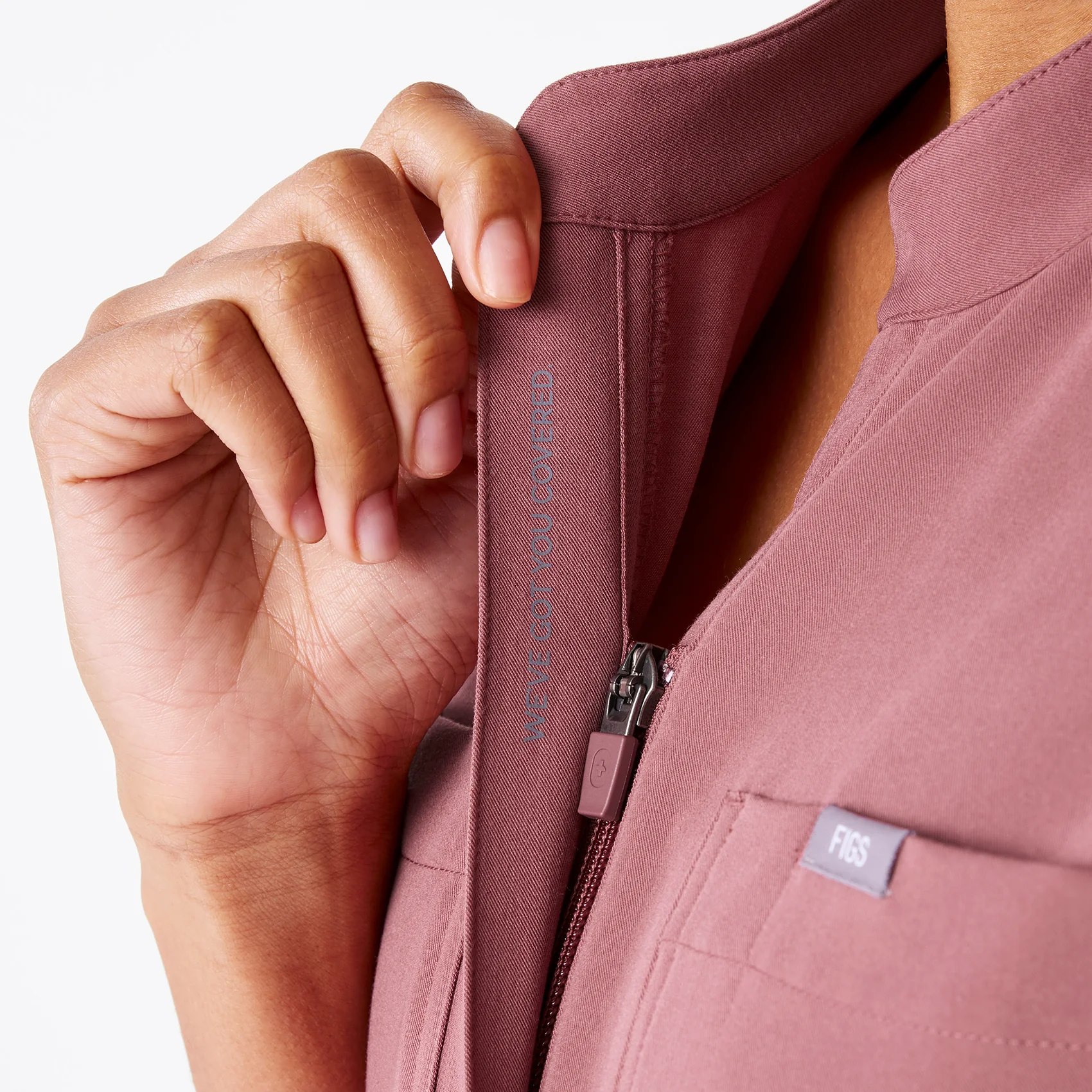 women's Mauve Rafaela Wide Leg - ScrubJumpsuit™ - Image 4
