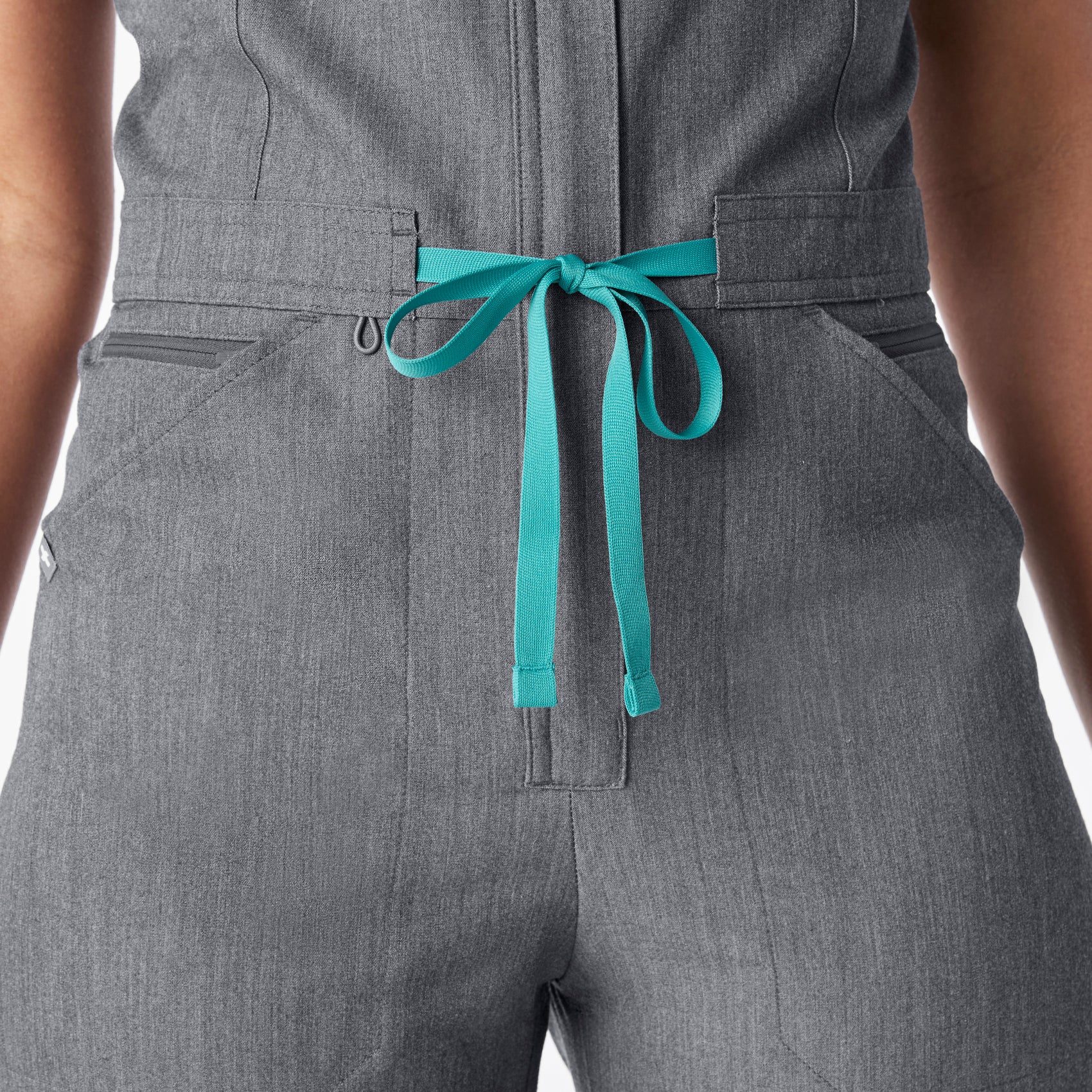 women's Graphite Rafaela Wide Leg - Tall ScrubJumpsuit™ - Image 6