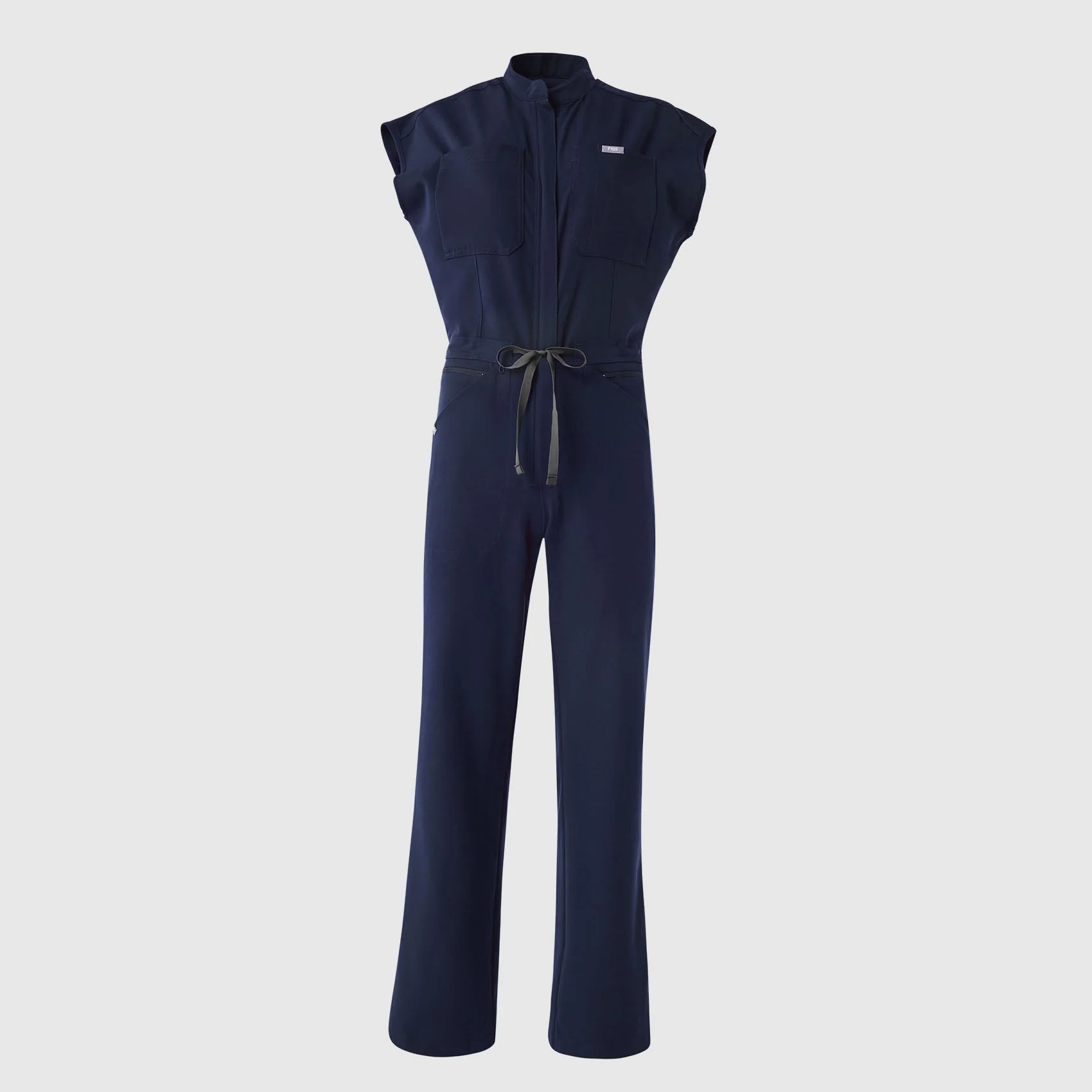 women's Navy Rafaela Wide Leg - ScrubJumpsuit™ - Image 8