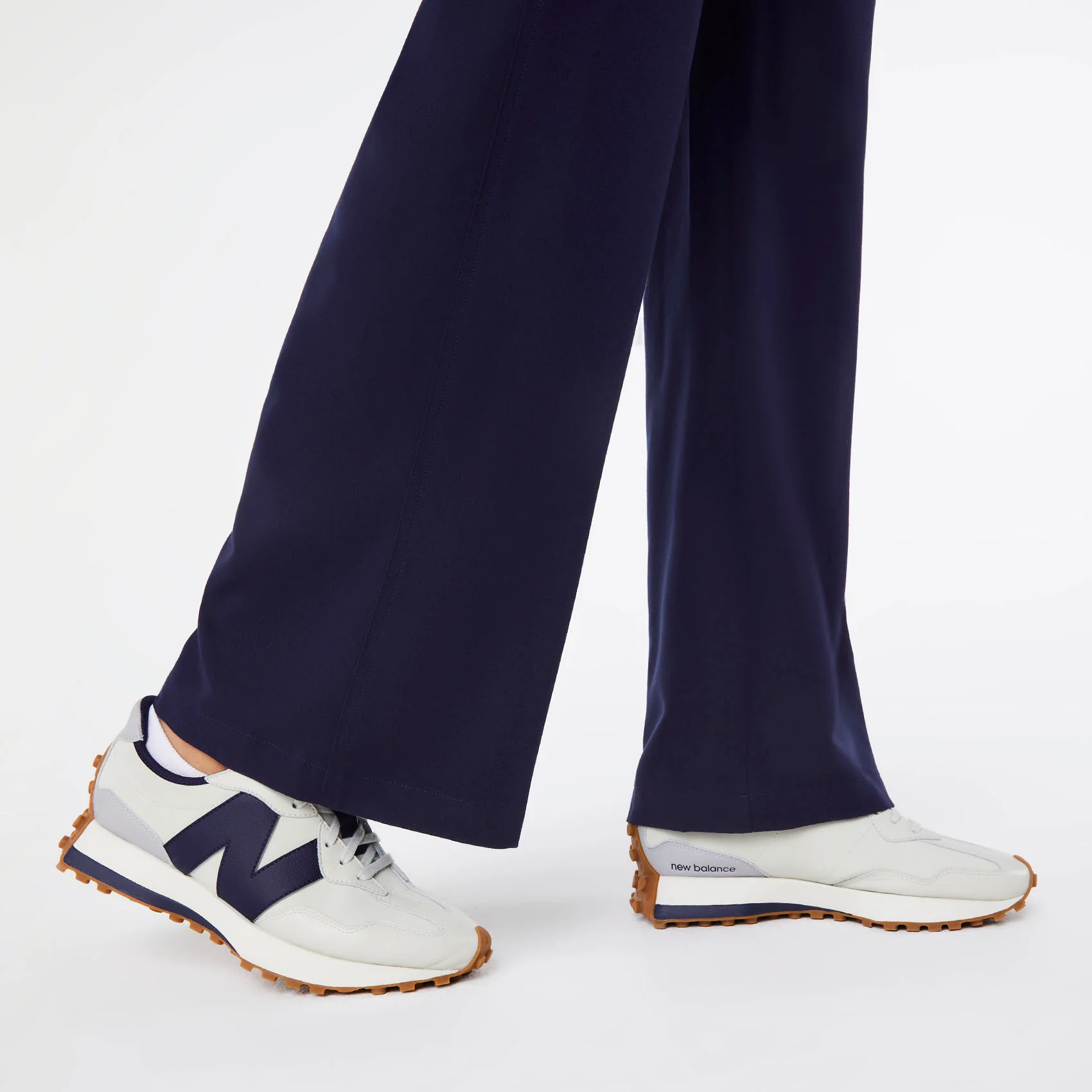 women's Navy Rafaela Wide Leg - Tall ScrubJumpsuit™ - Image 7