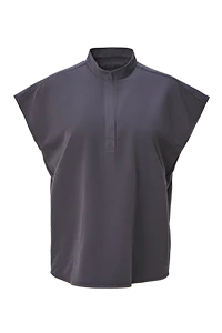 women's Charcoal Rafaela™ - Oversized Scrub Top - Image 7
