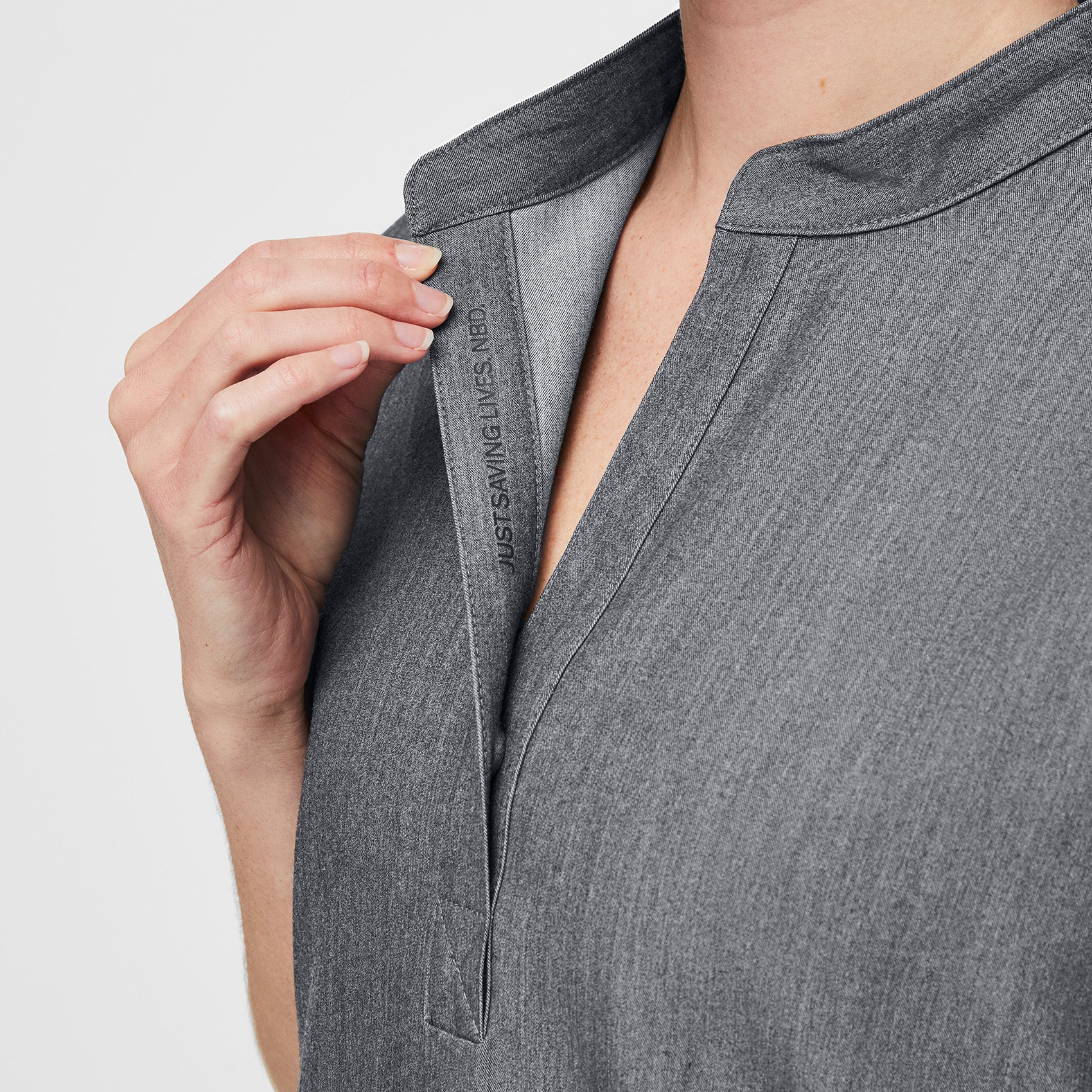 Women's Graphite Rafaela™ - Oversized Scrub Top - Image 3