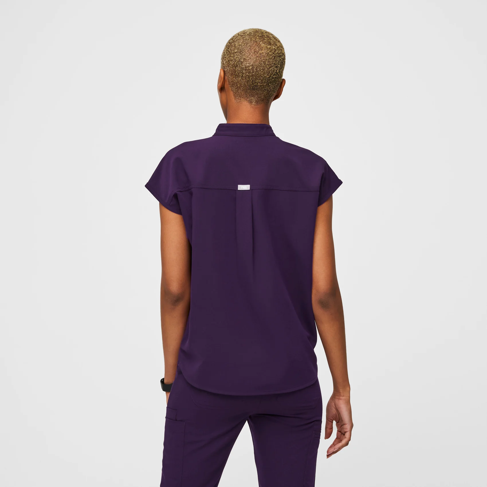 women's Purple Jam Rafaela™ - Oversized Scrub Top (3XL - 6XL) - Image 4