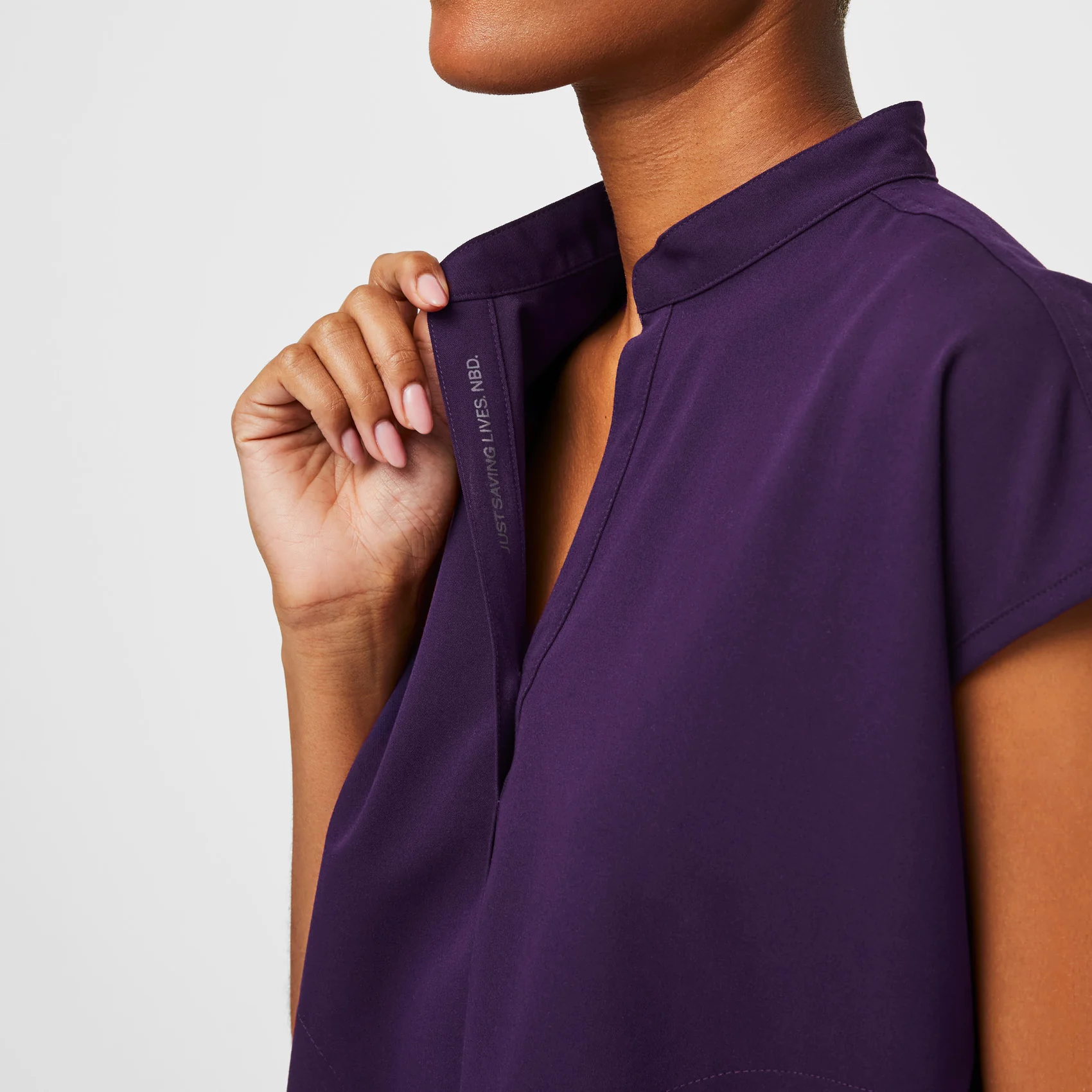 women's Purple Jam Rafaela™ - Oversized Scrub Top (3XL - 6XL) - Image 5