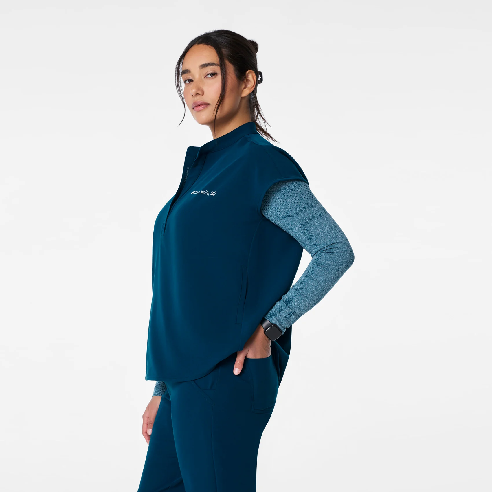 women's Deep Reef Rafaela - Oversized Scrub Top™ - Image 3