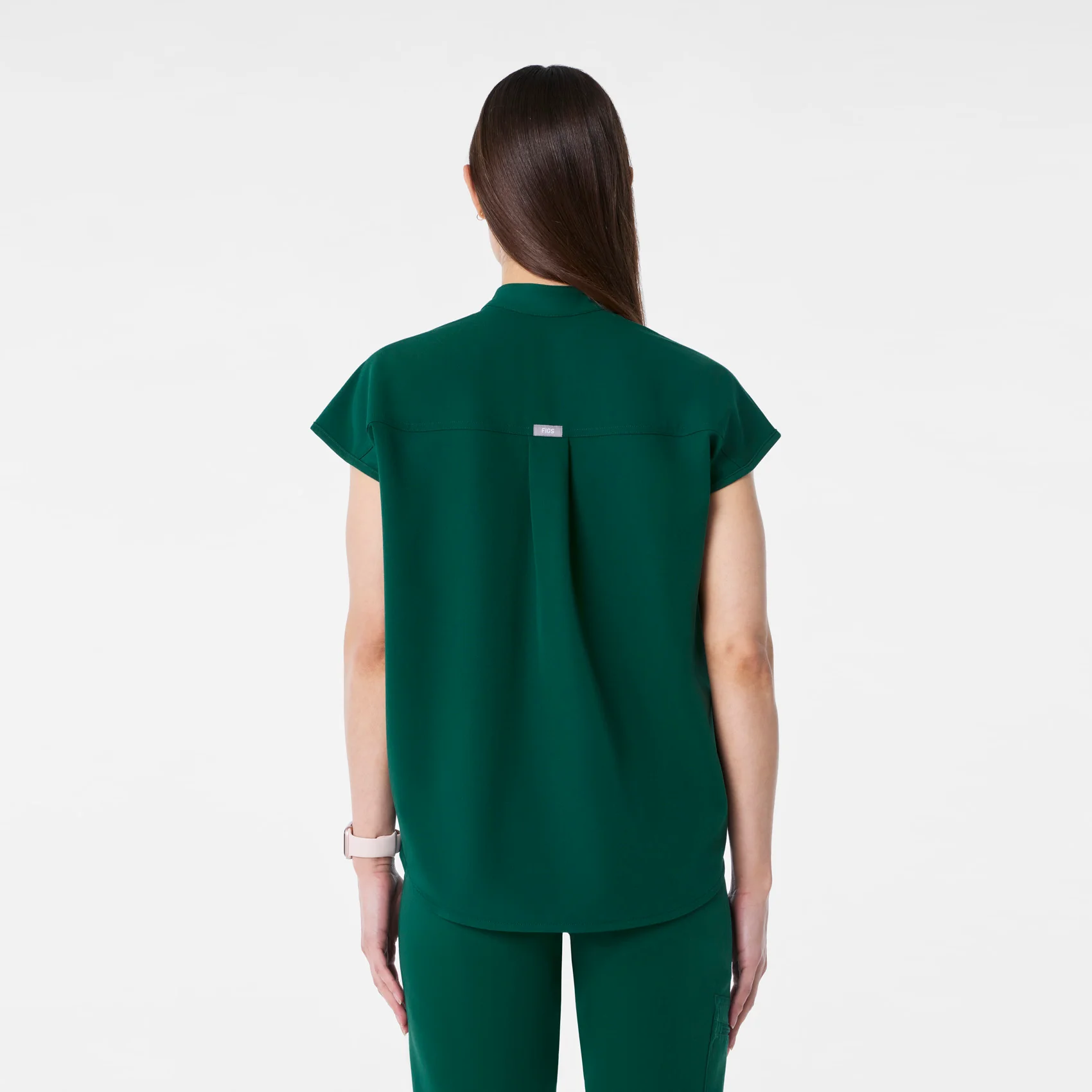women's Forest Green Rafaela - Oversized Scrub Top™ - Image 4