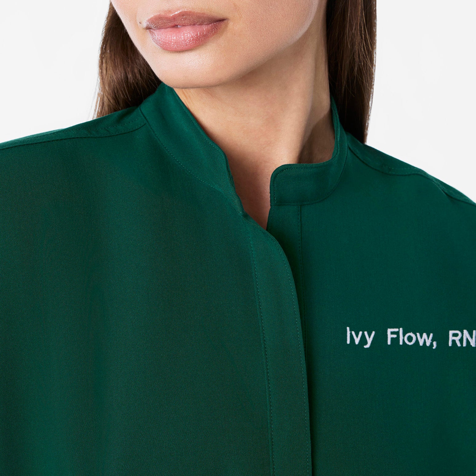 women's Forest Green Rafaela - Oversized Scrub Top™ - Image 5