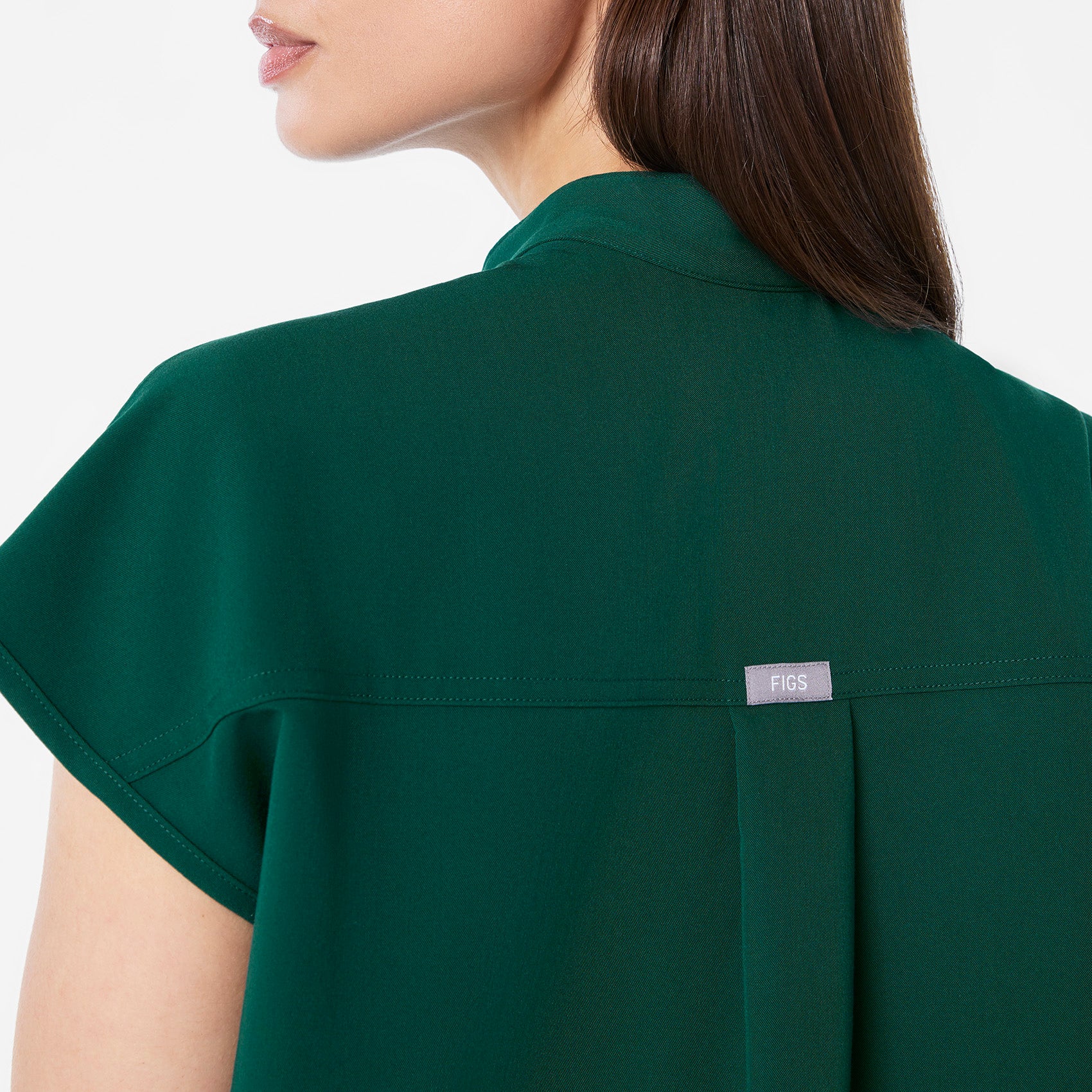 women's Forest Green Rafaela - Oversized Scrub Top™ - Image 8