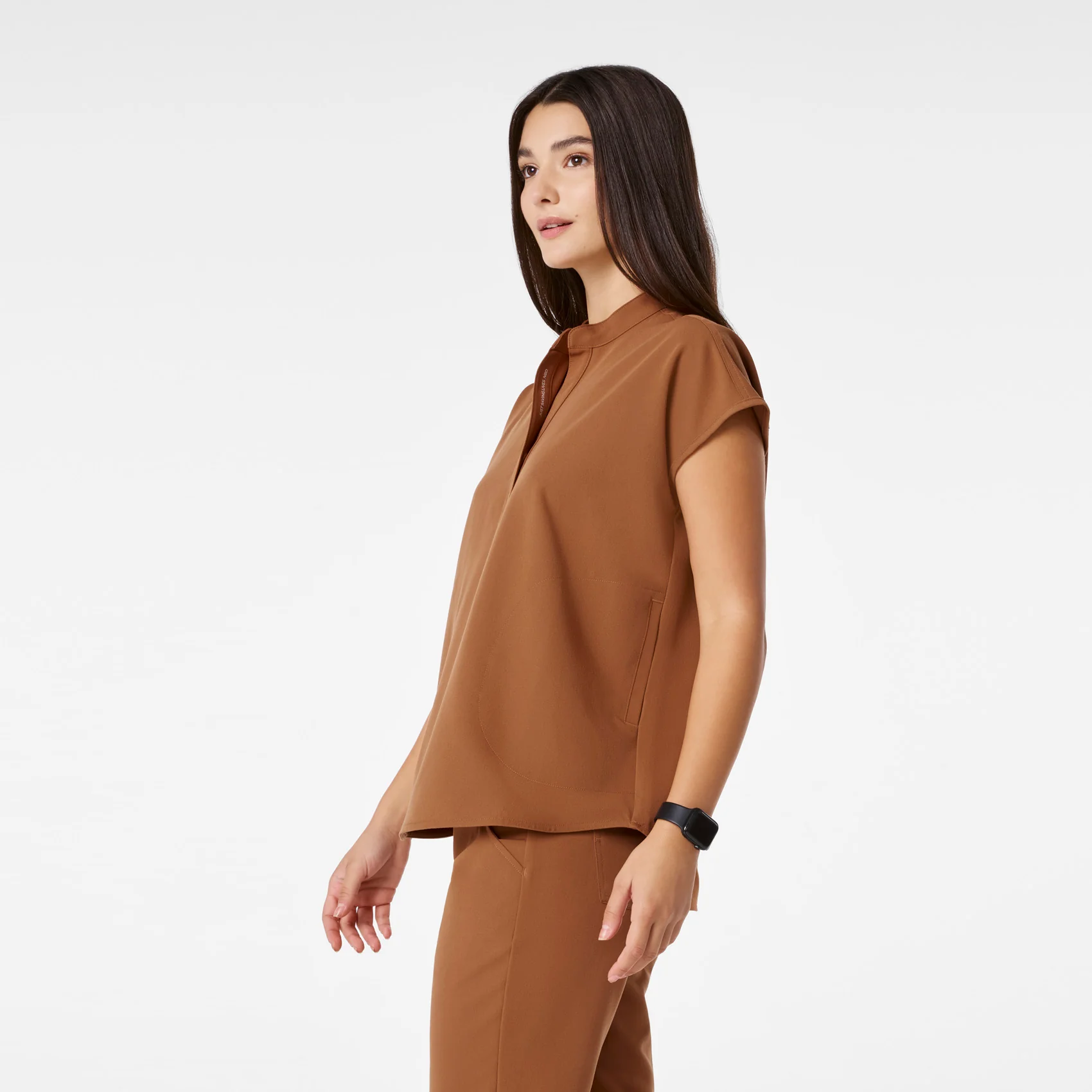 women's Mocha Rafaela - Oversized Scrub Top™ - Image 3