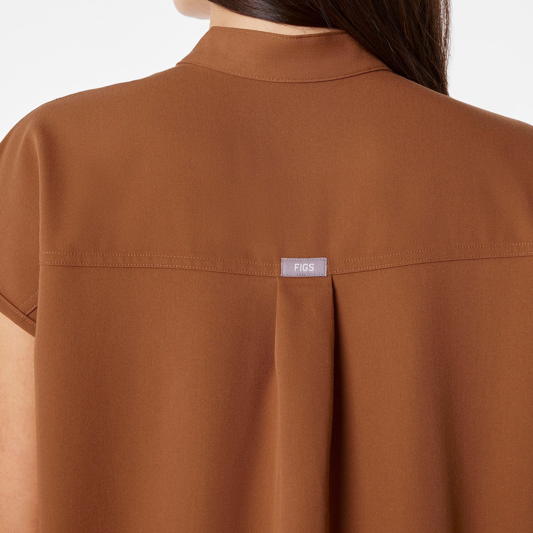 women's Mocha Rafaela - Oversized Scrub Top™ - Image 5