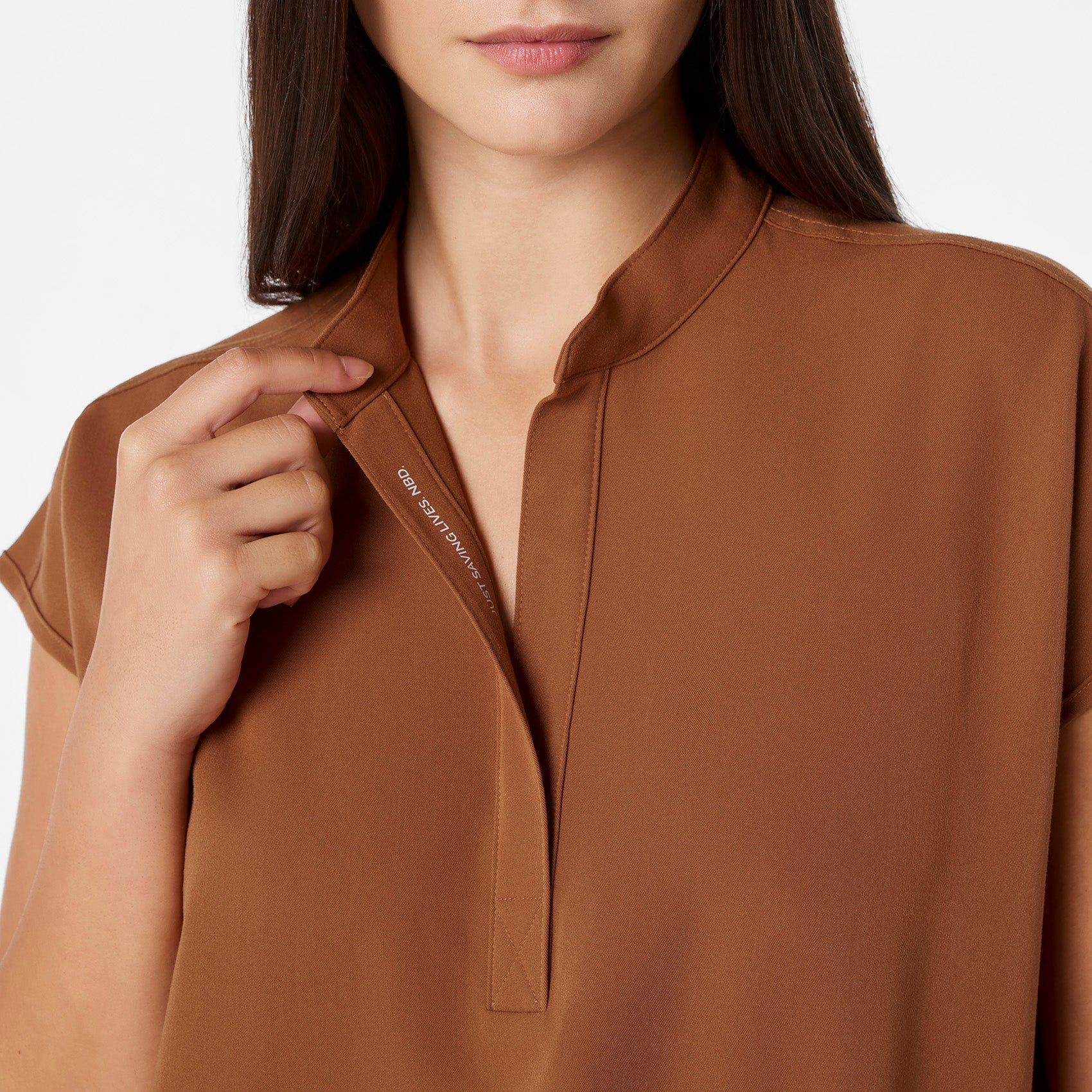 women's Mocha Rafaela - Oversized Scrub Top™ - Image 6