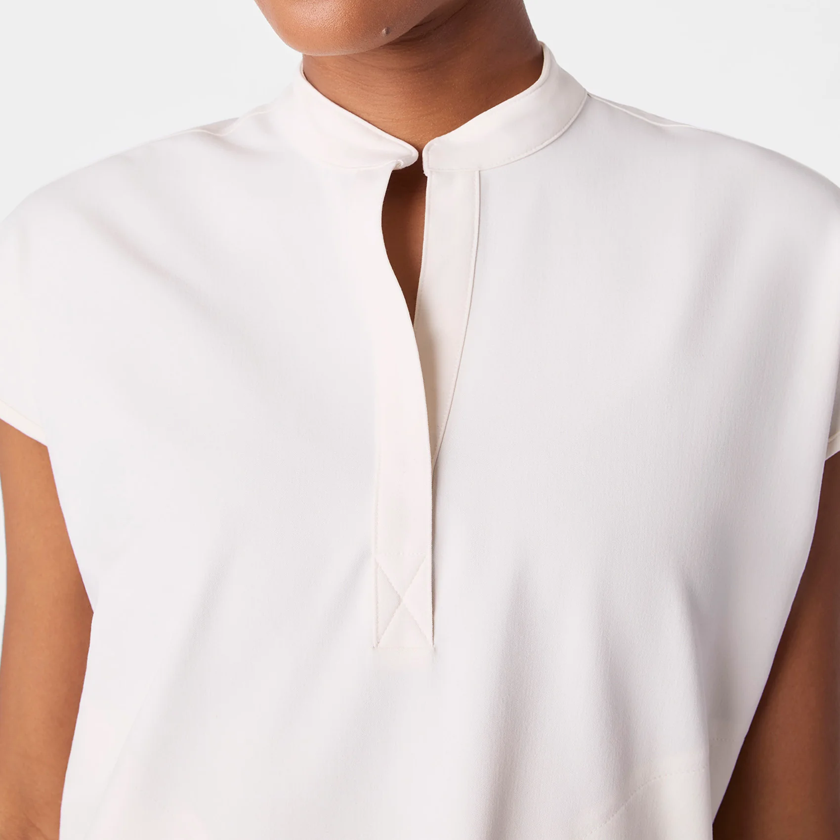 women's Off White Rafaela - Oversized Scrub Top™ - Image 6