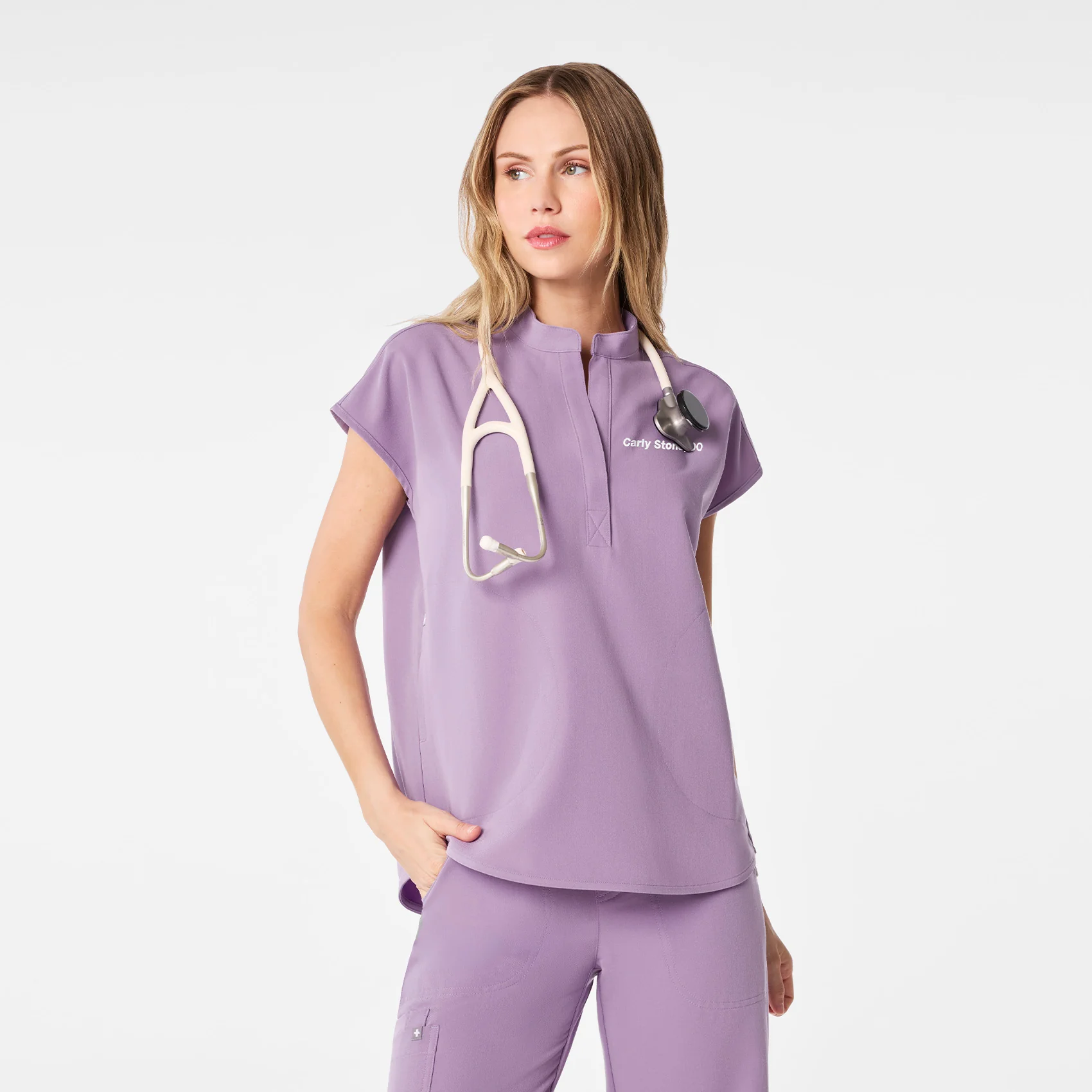 women's Purple Haze Rafaela - Oversized Scrub Top™