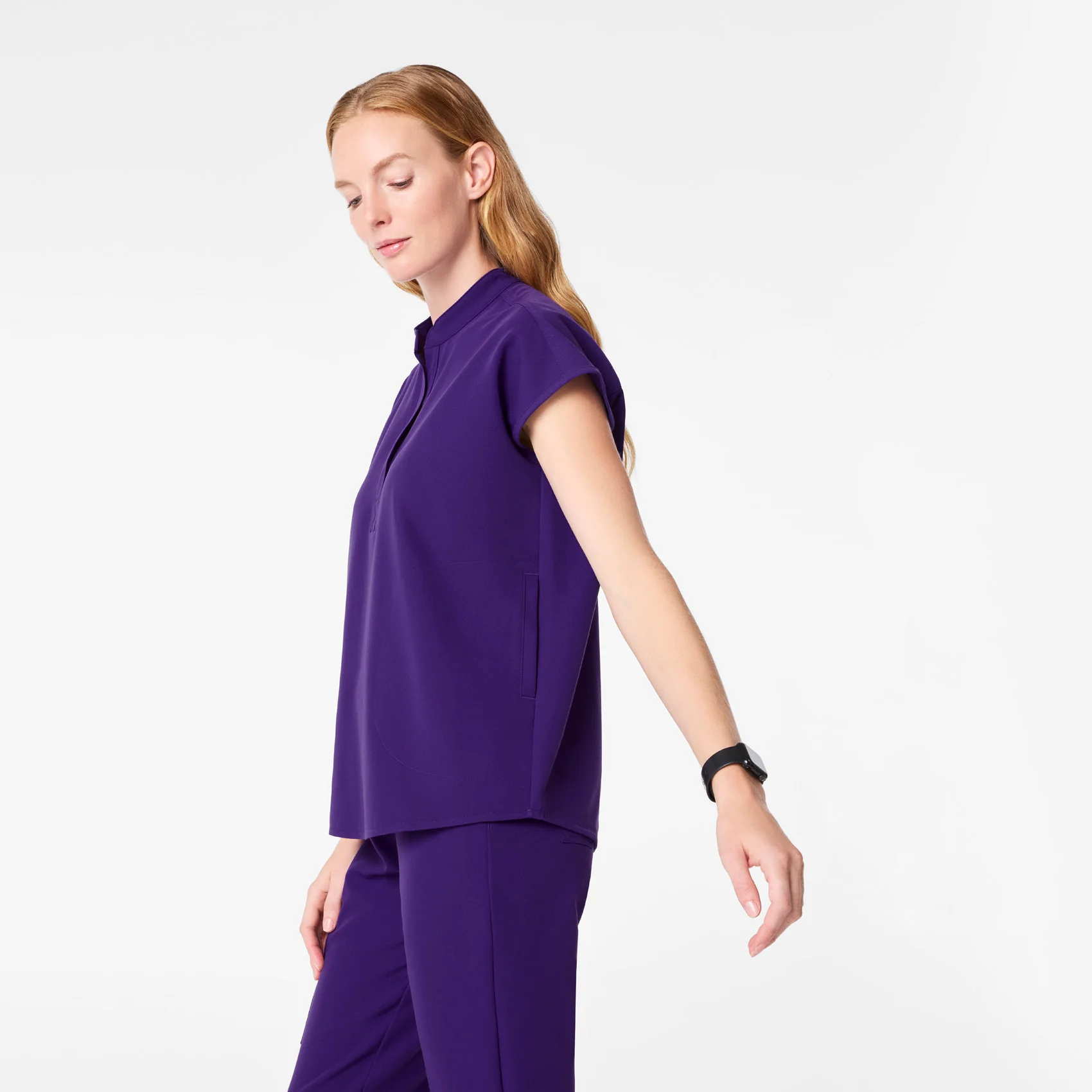 women's Purple Pulse Rafaela - Oversized Scrub Top™ - Image 3