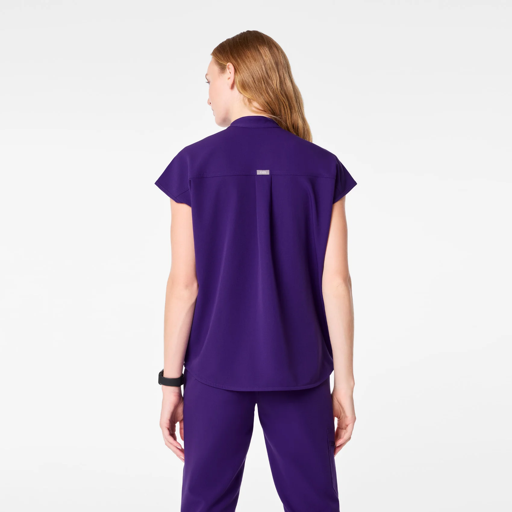 women's Purple Pulse Rafaela - Oversized Scrub Top™ - Image 4