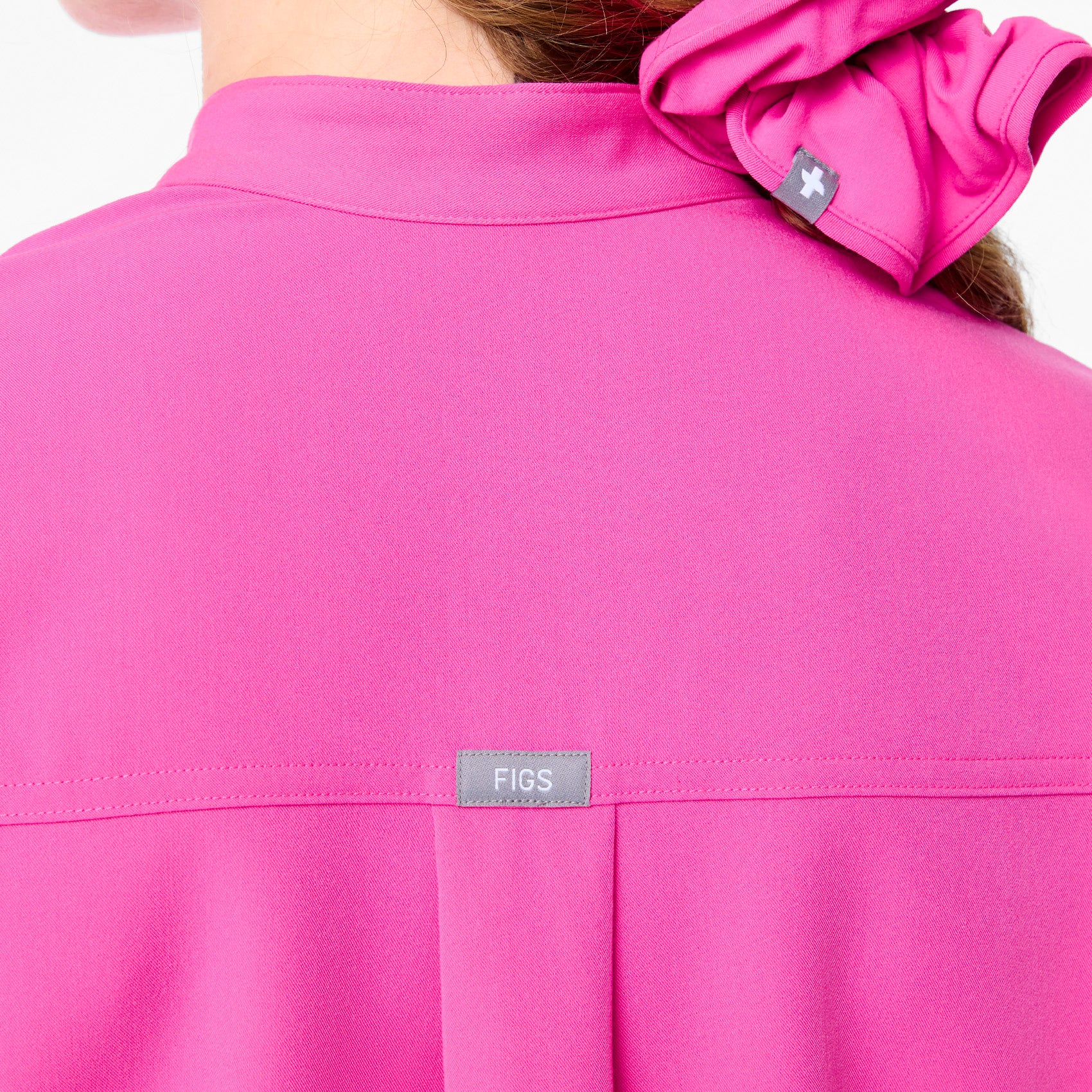 women's Rapid Response Pink - Oversized Scrub Top⢠- Image 7