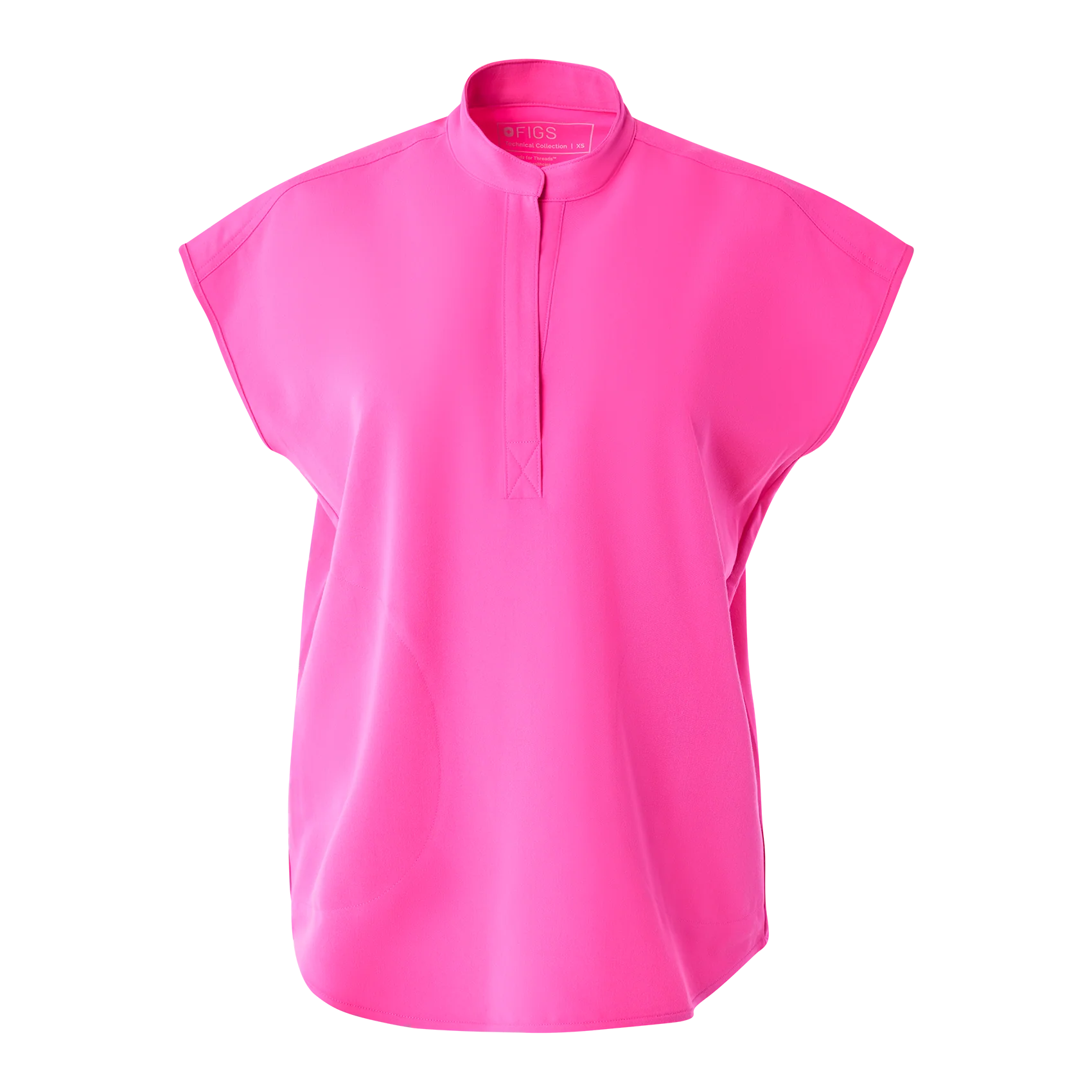 women's Rapid Response Pink - Oversized Scrub Top⢠- Image 8