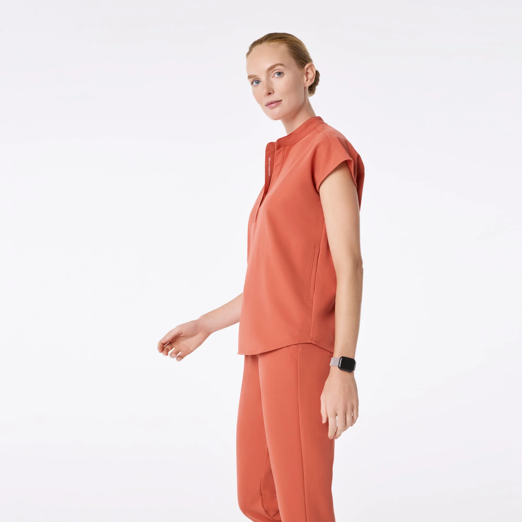 women's Spiced Cider Rafaela - Oversized Scrub Top™ - Image 3