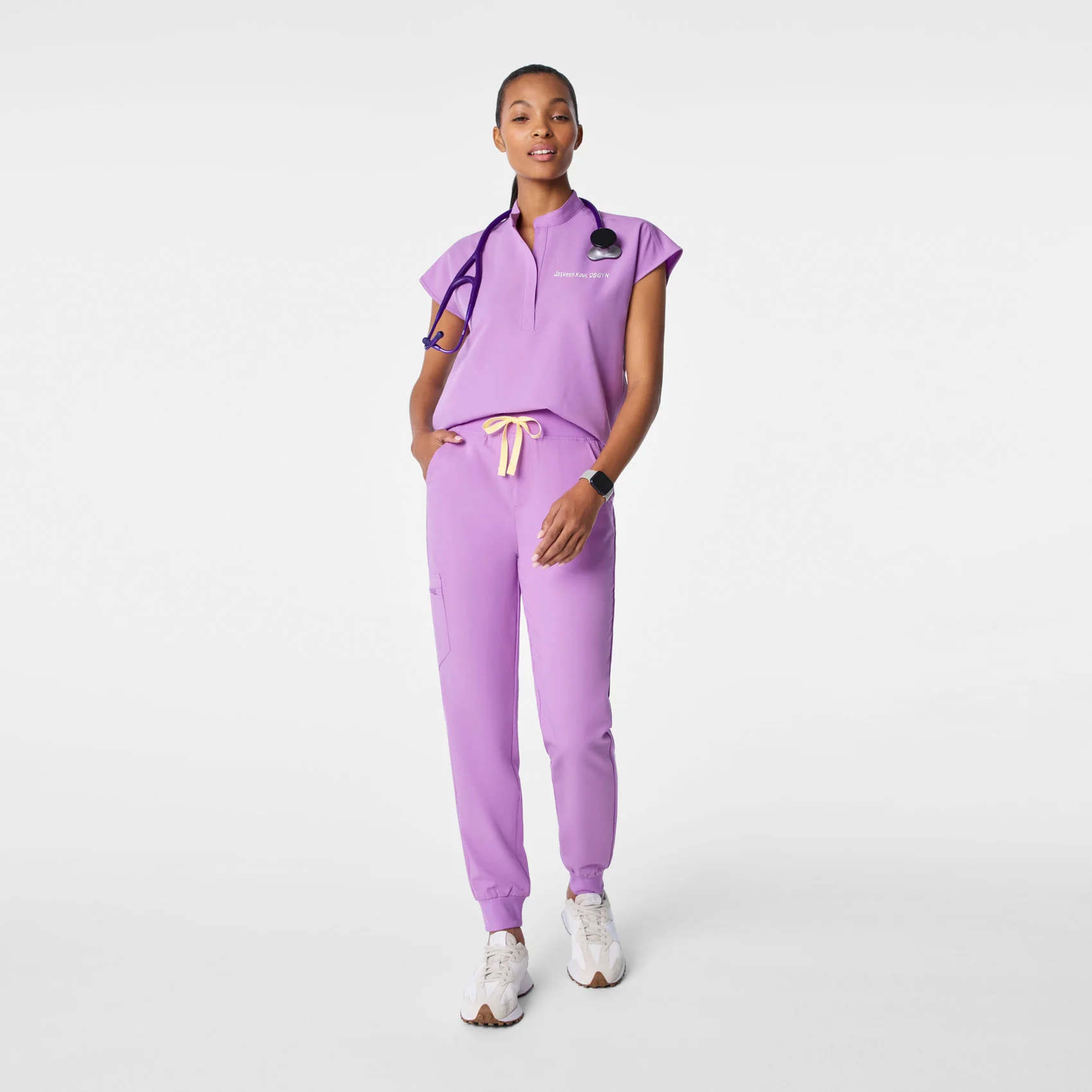 women's Wild Iris Rafaela - Oversized Scrub Top™ - Image 2