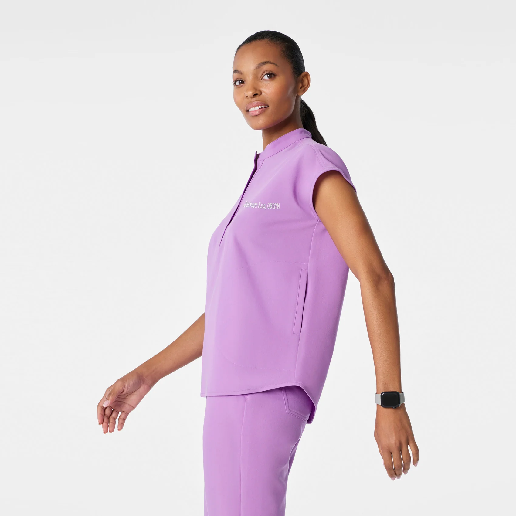 women's Wild Iris Rafaela - Oversized Scrub Top™ - Image 3