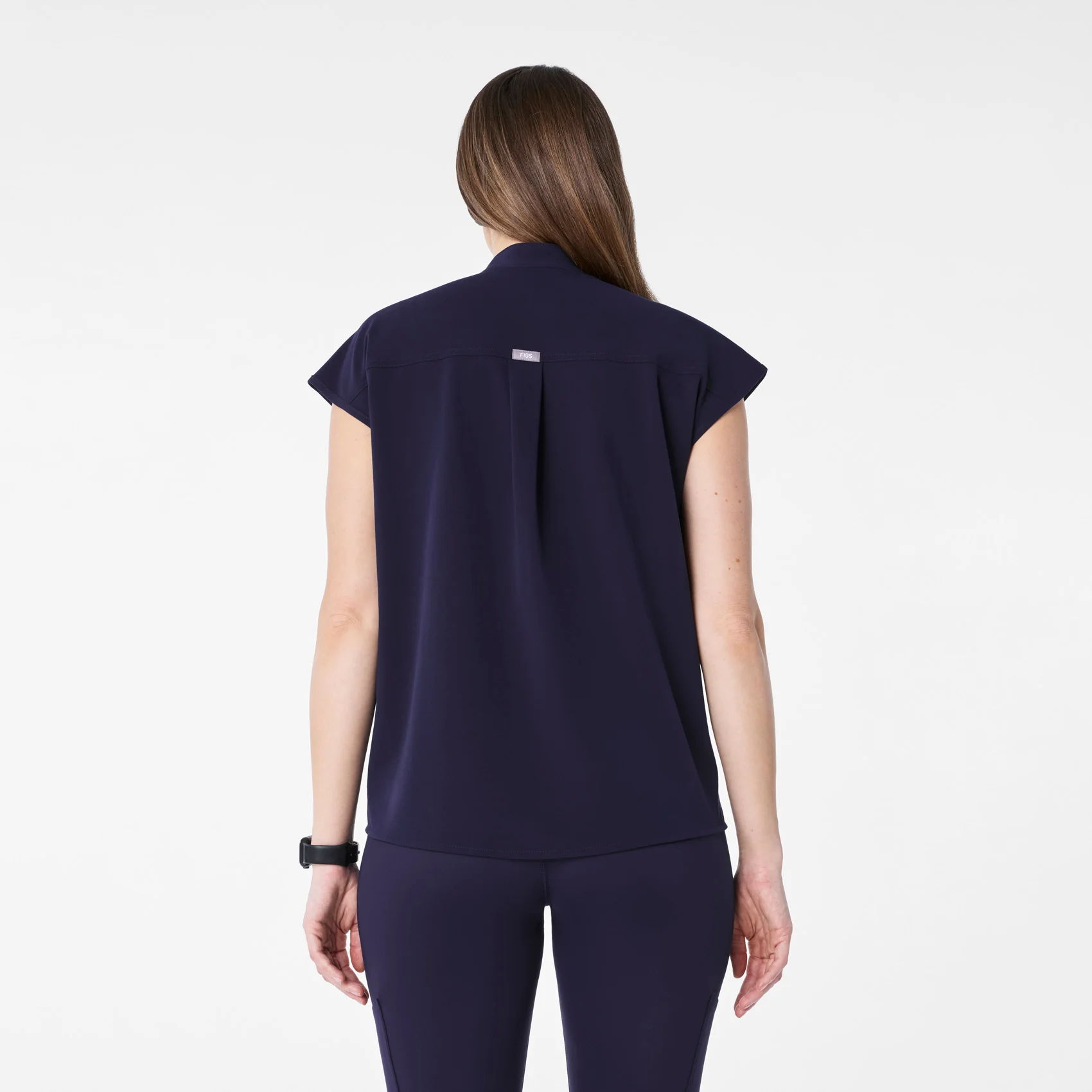 women's Navy Rafaela Maternity  -  Scrub Top™ - Image 4