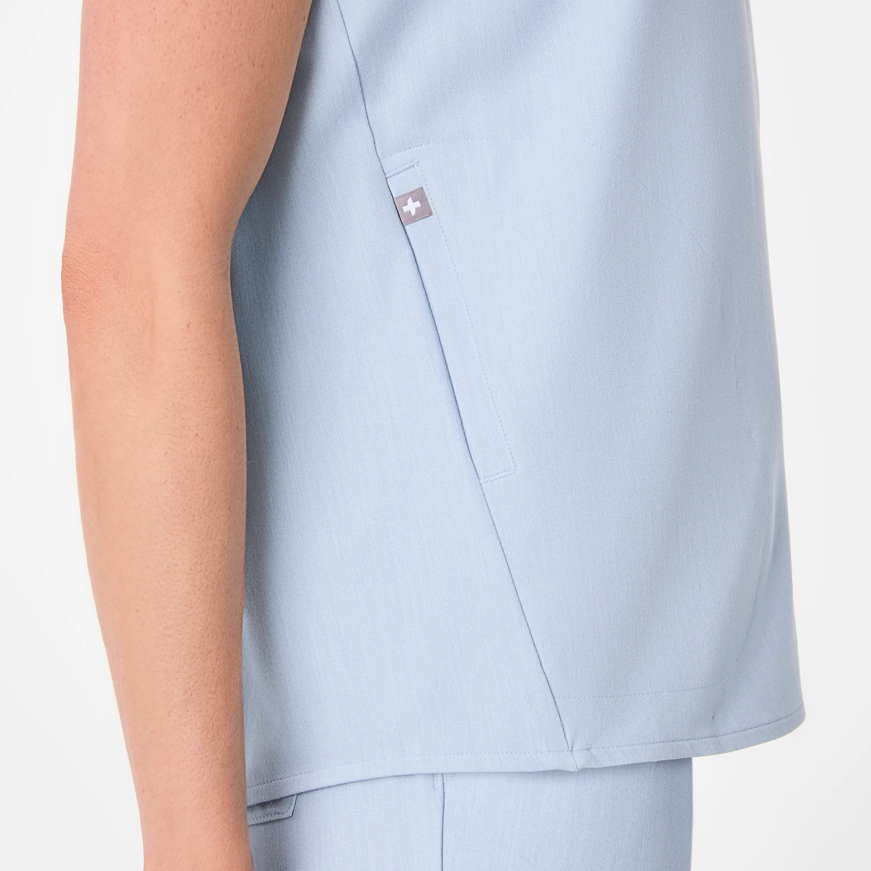 women's Chambray Rafaela - Oversized Scrub Top™ - Image 6
