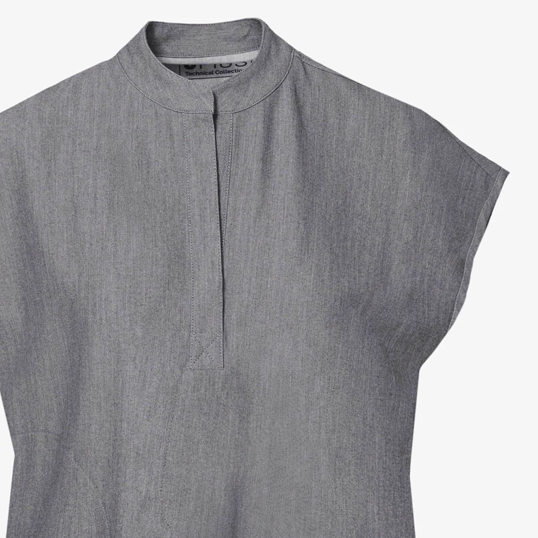 women's Dusty Blue Rafaela - Oversized Scrub Top⢠- Image 8