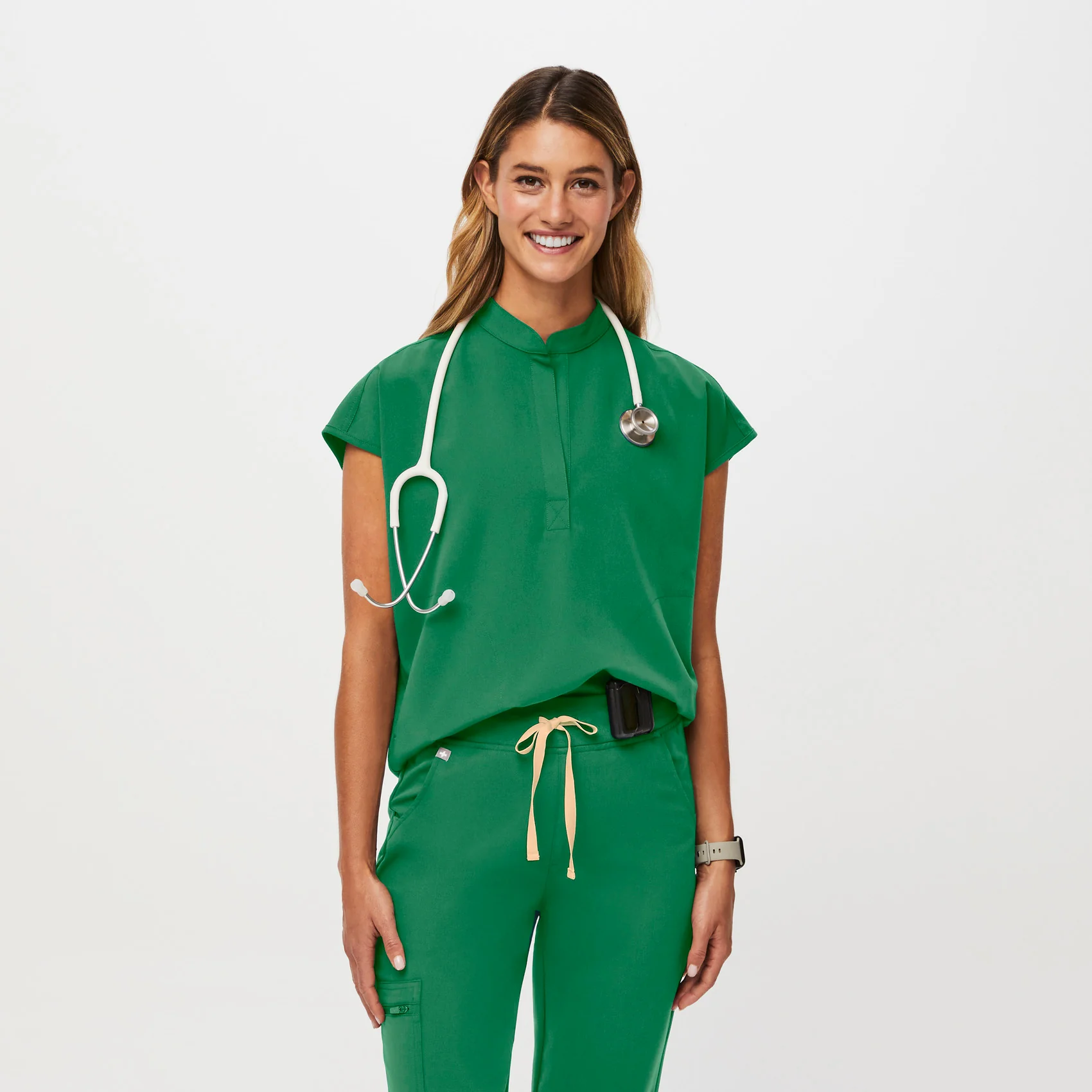 women's Indocyanine Green Rafaela - Oversized Scrub Top™