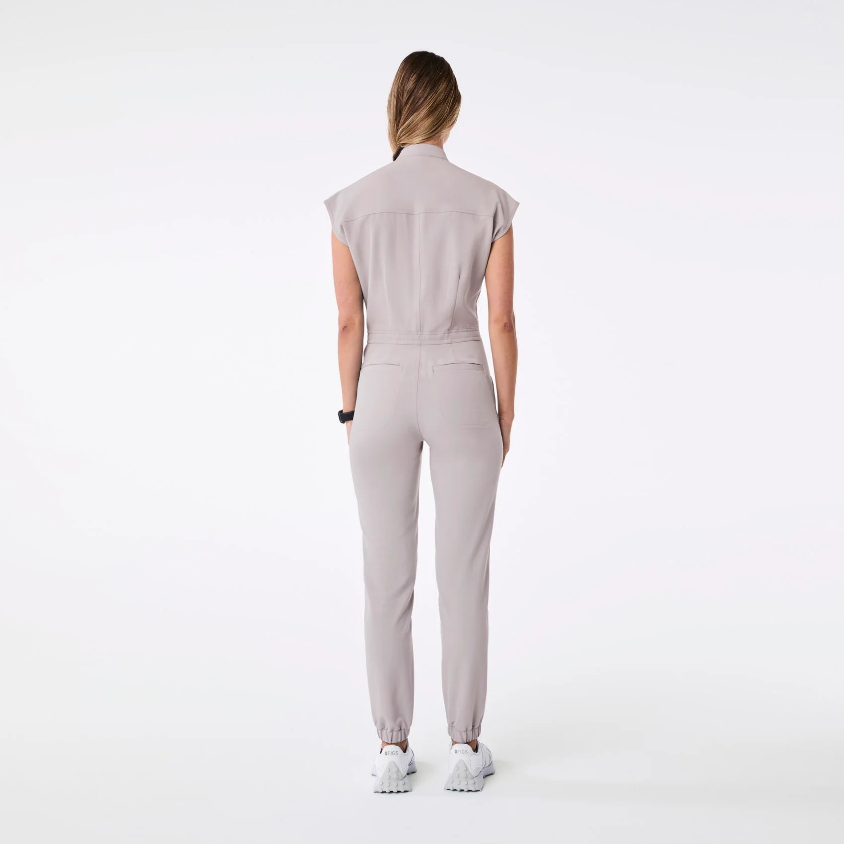 women's Slate Rafaela Cargo Jogger - Petite ScrubJumpsuit™ - Image 2
