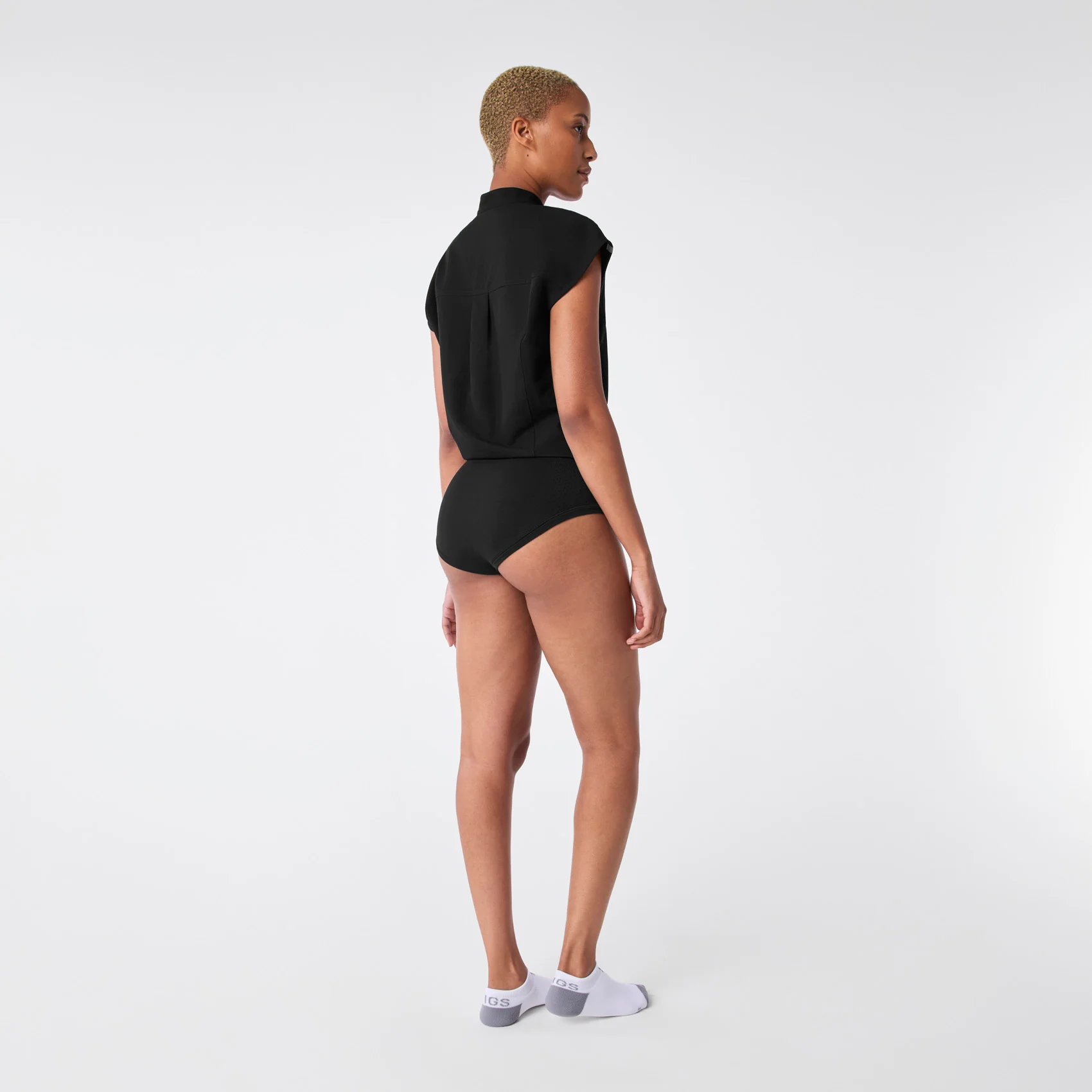 women's Black Rafaela Brief Scrubbodysuit™ - Image 4