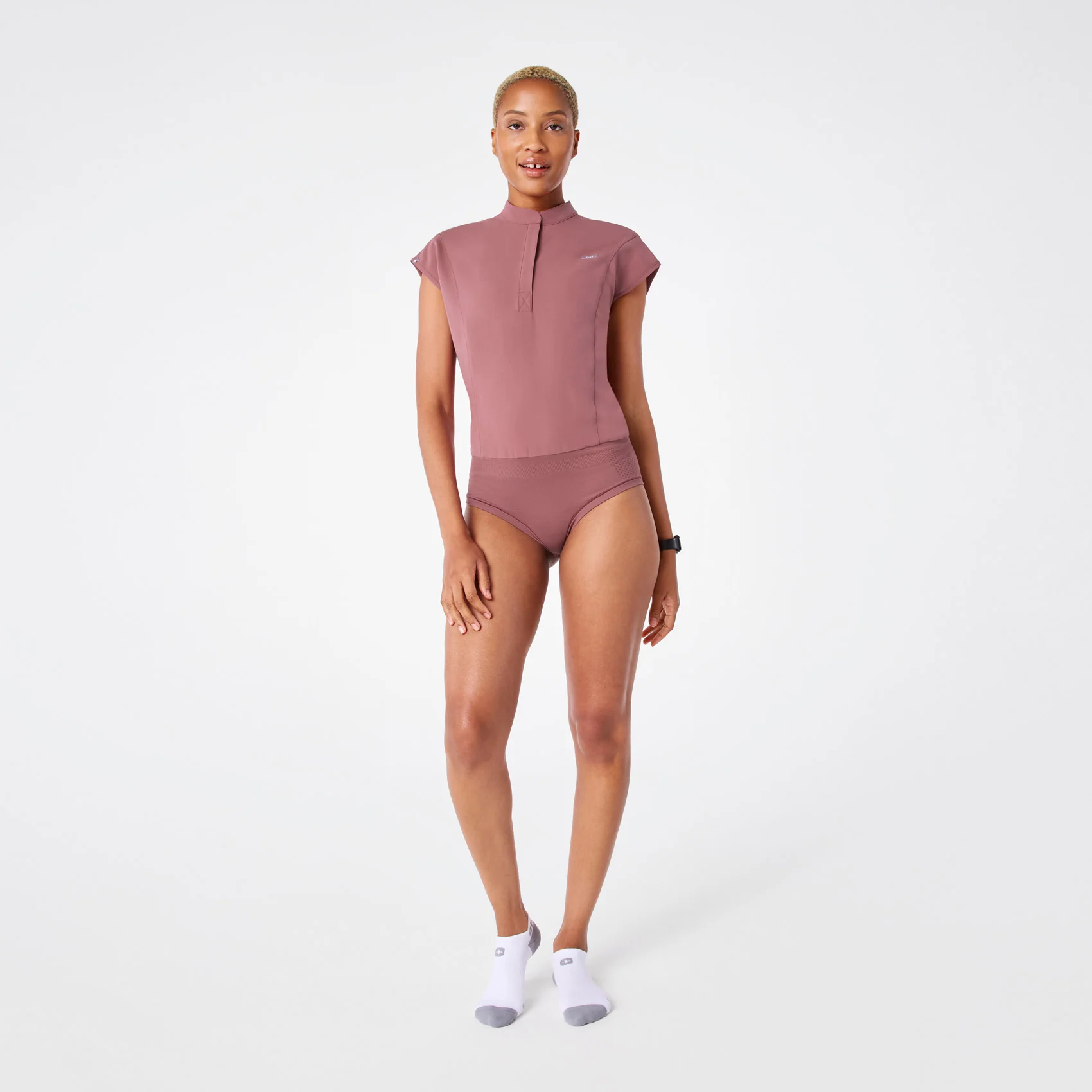 women's Mauve Rafaela Brief Scrubbodysuit™ - Image 2
