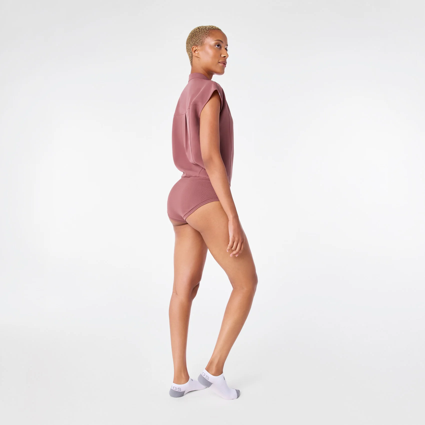 women's Mauve Rafaela Brief Scrubbodysuit™ - Image 4