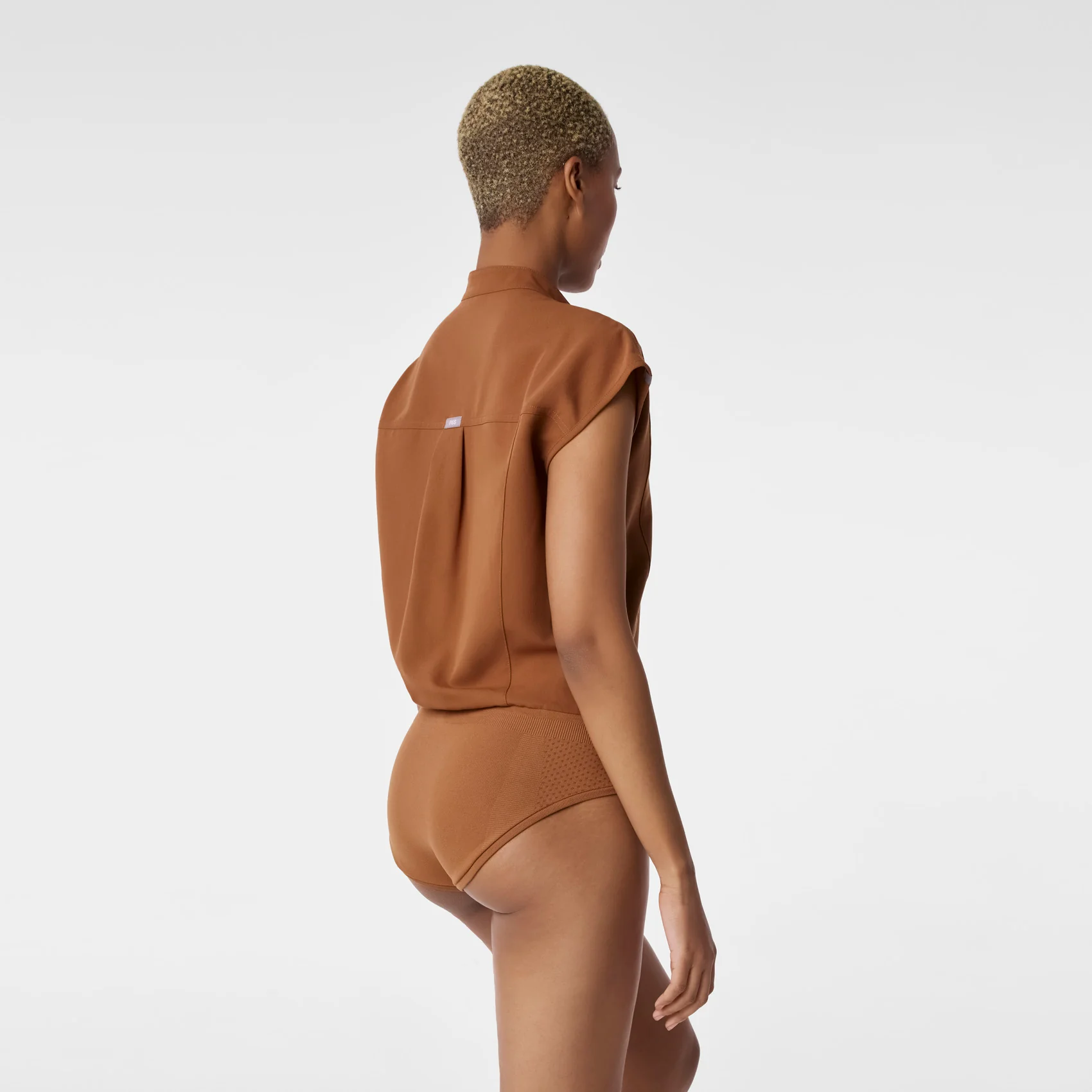 women's Mocha Rafaela Brief Scrubbodysuit™ - Image 4